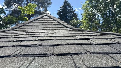 Roof Replacement using Certainteed HD Moire Black