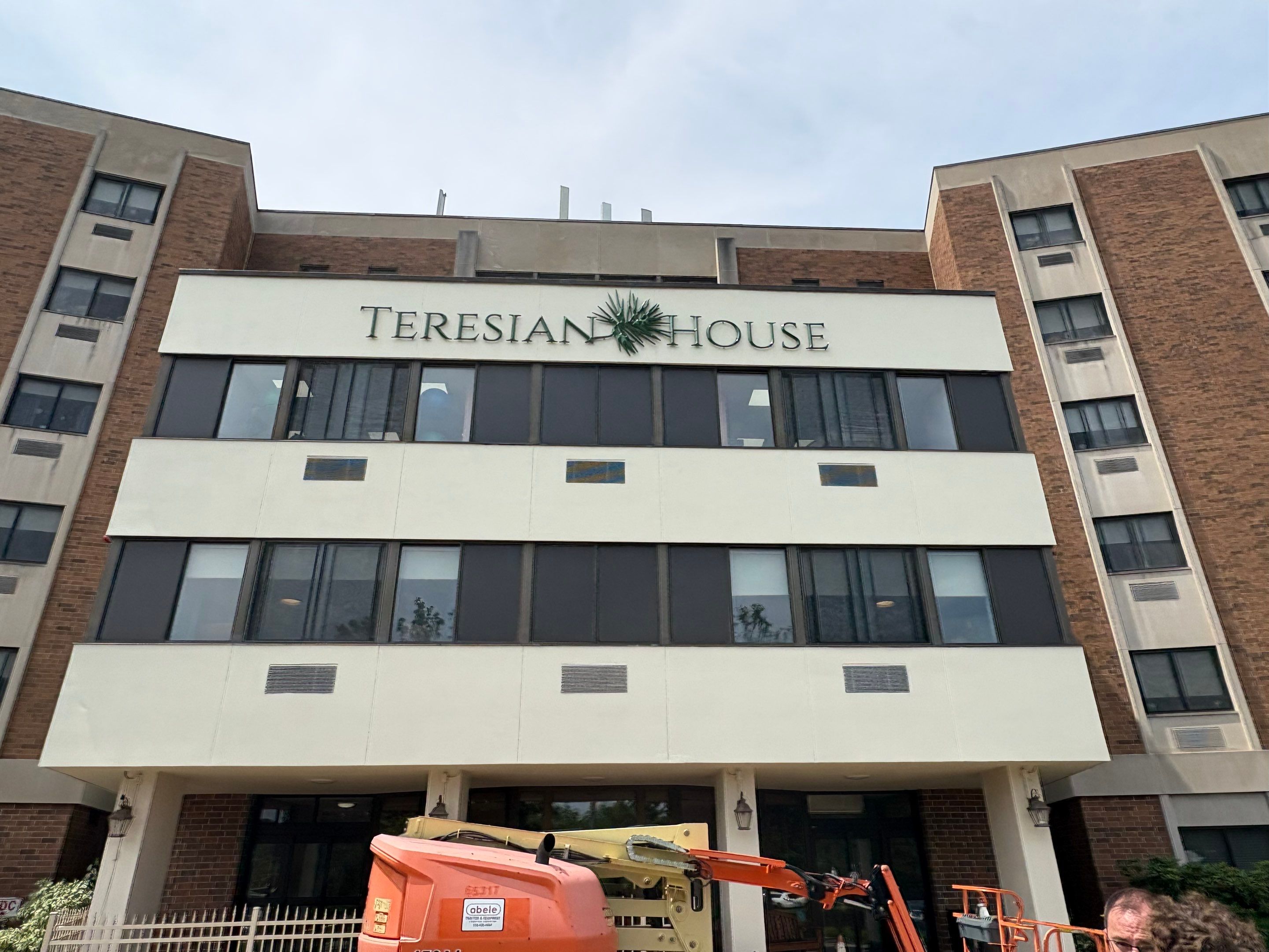 Teresian House Dimensional Letters Installation in Albany by FASTSIGNS of Saratoga Springs 