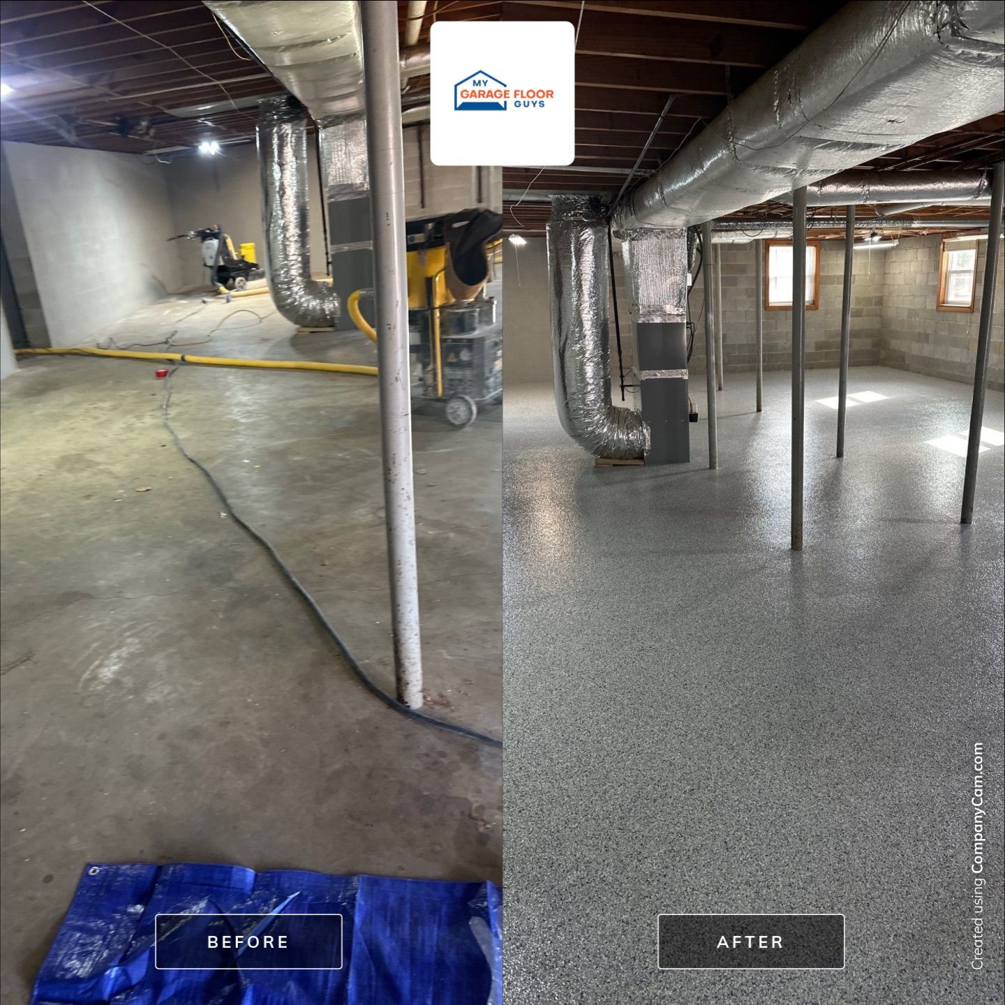Garage Floor Coating using Tidal Wave by My Garage Floor Guys