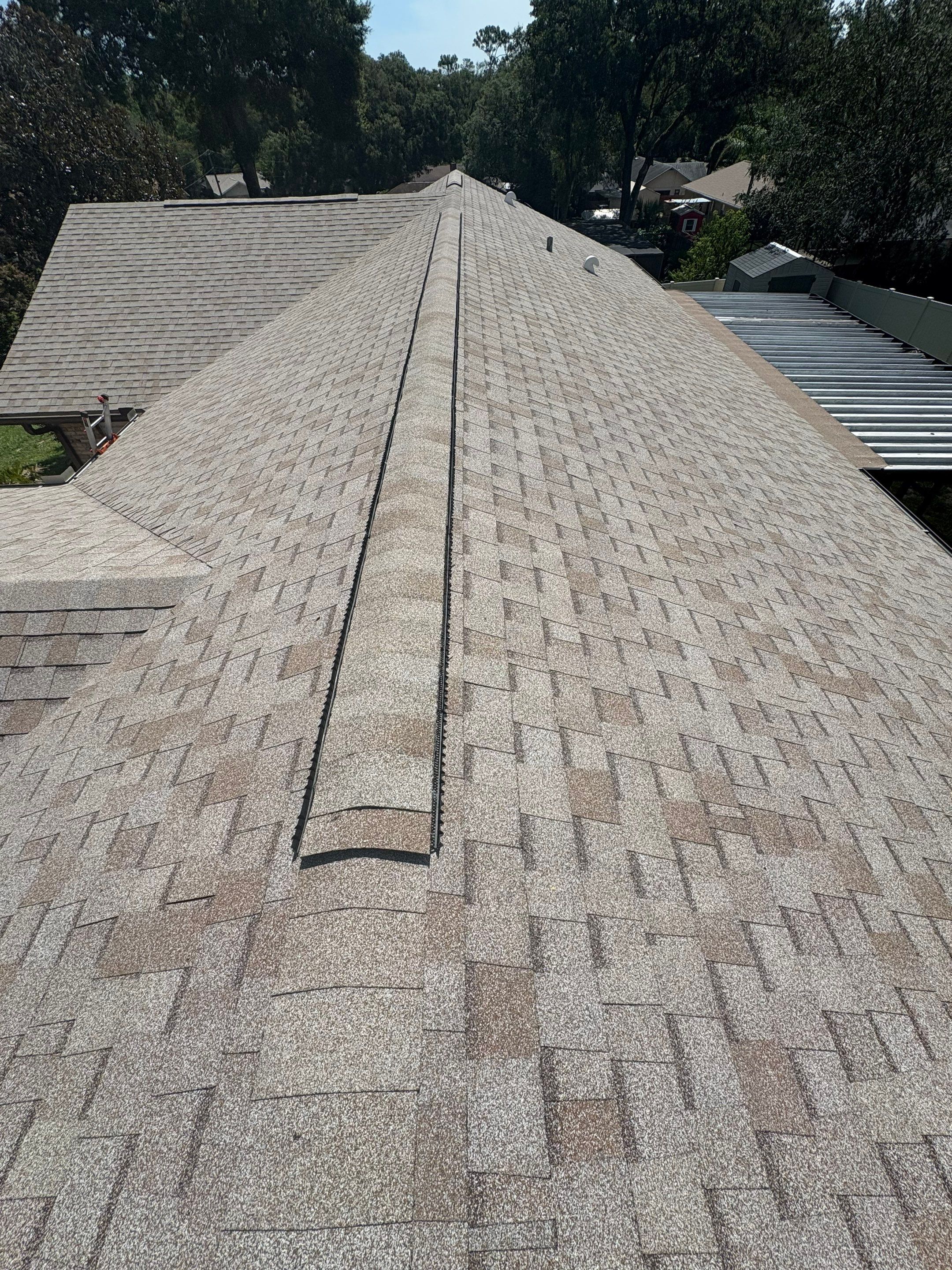 Architectural Shingle Roof Replacement and Attic Inspection in Orange City by Pinnacle Roofing Group