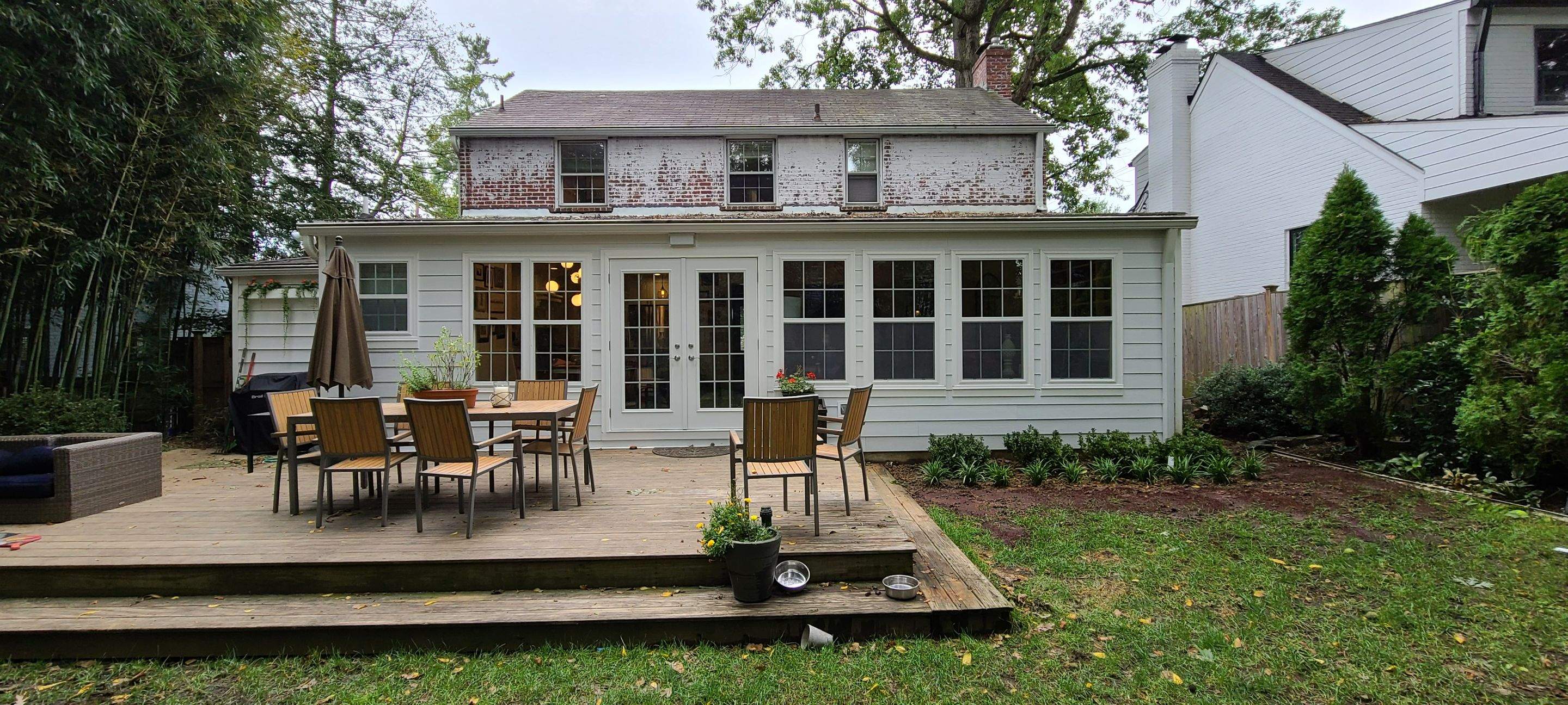 James Hardie porch siding install with custom PVC Trim by Window Depot of Annapolis
