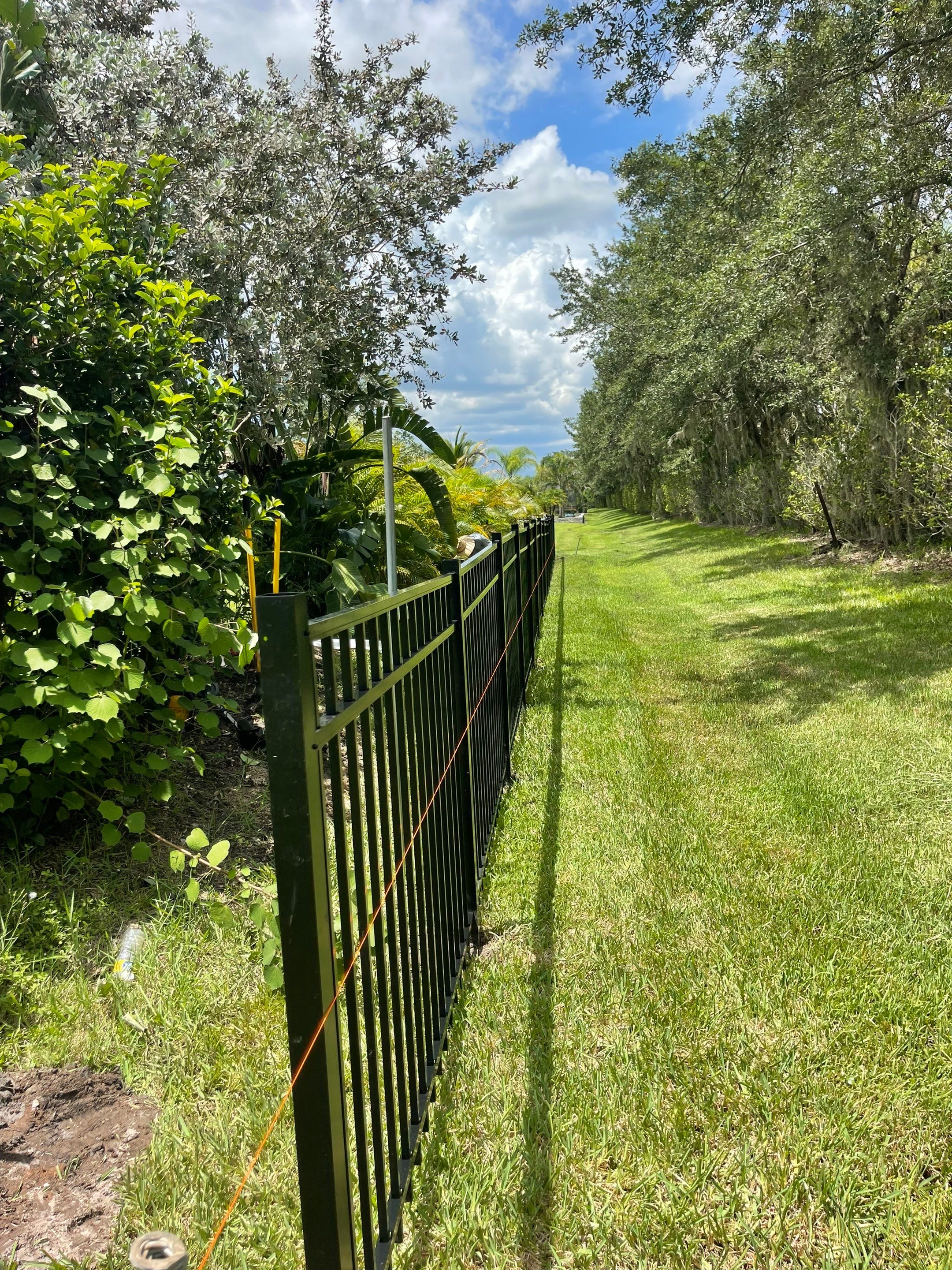Bradenton, FL 4ft. Tall 3-Rail Black Aluminum Fence by Asap fence and gates, LLC