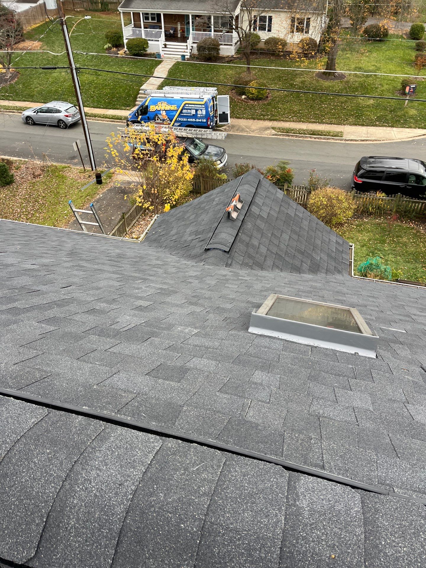 Falls Church: Residential Roof Replacement with CertainTeed Landmark Pro in Max Def Charcoal Black by RM Banning, Inc.