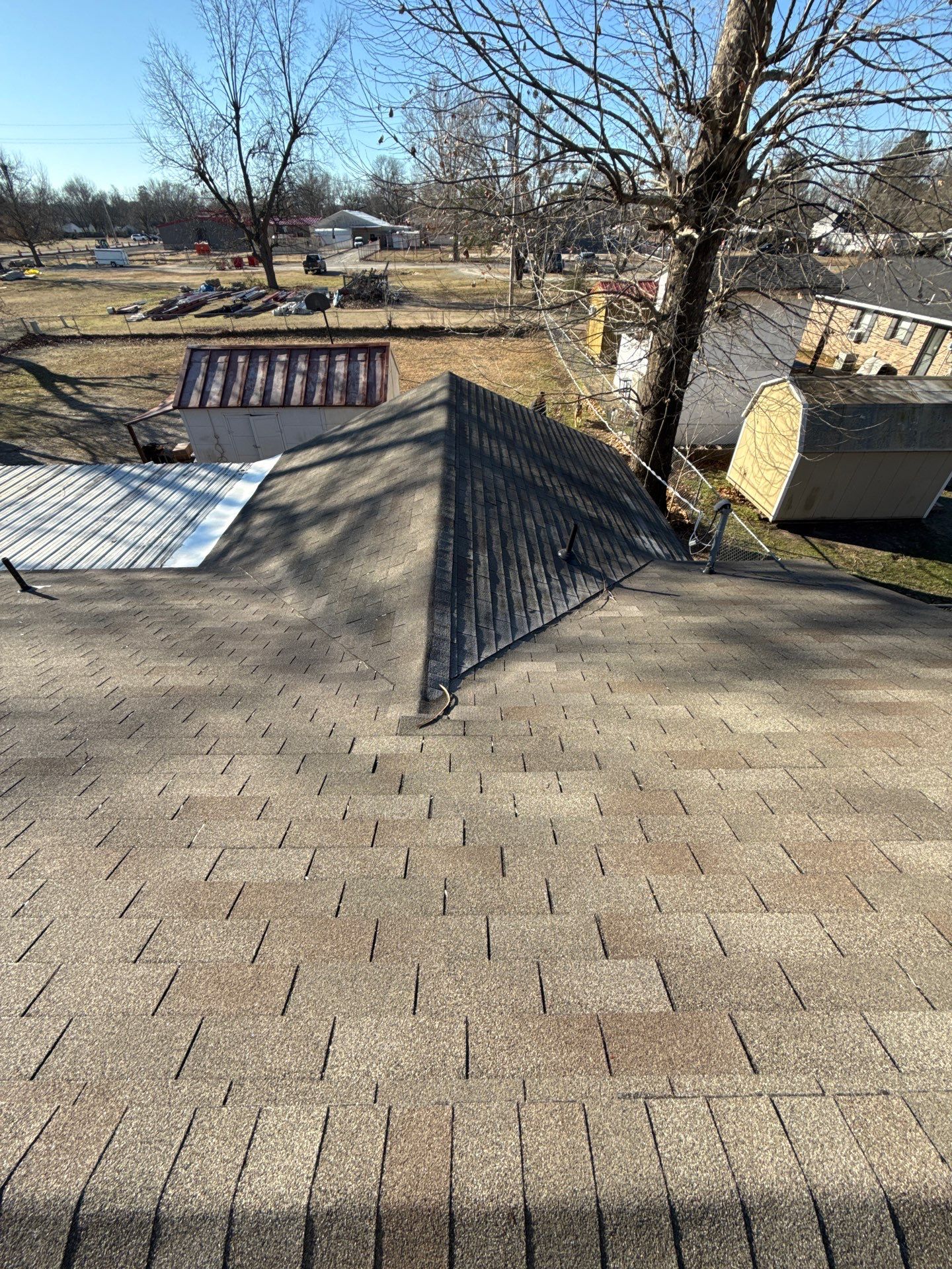 Replaced half roof. by In & Out Construction & Remodeling, LLC