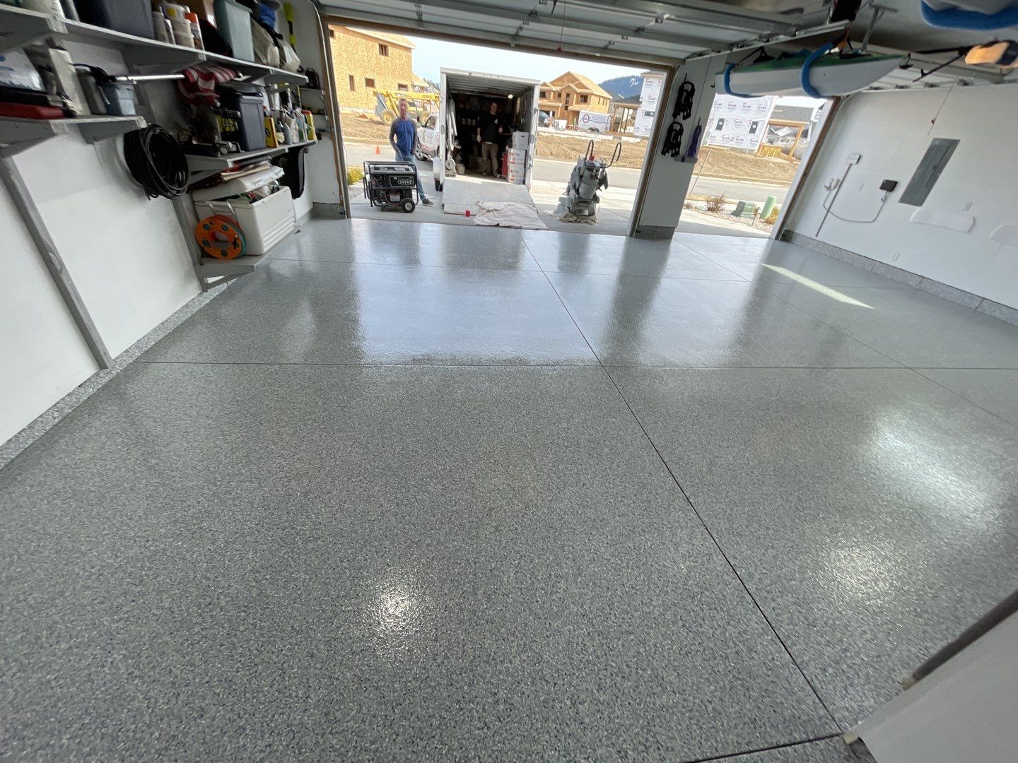 Garage Transformation using Tidal Wave by Croc Coatings, LLC