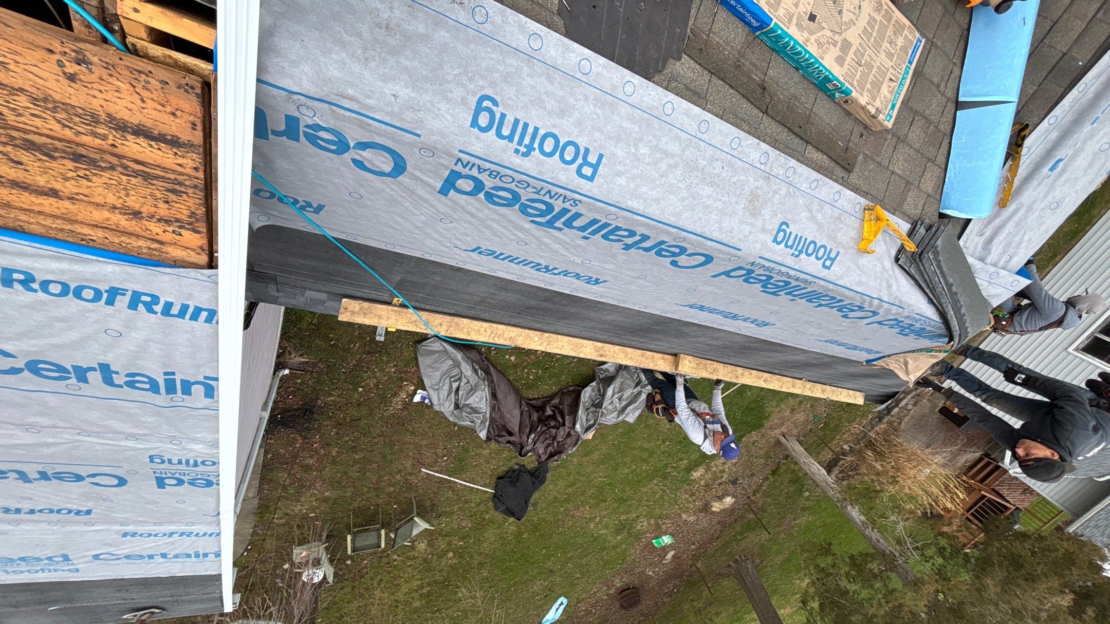 Roof Replacement using CertainTeed Landmark Pewter by 180 Contractors