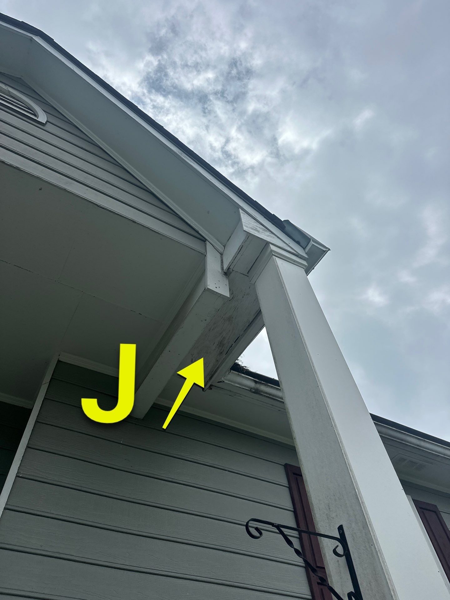 Alpharetta, GA Partial Siding Replacement, Porch Stain, and Exterior Painting by Nelson Exteriors 