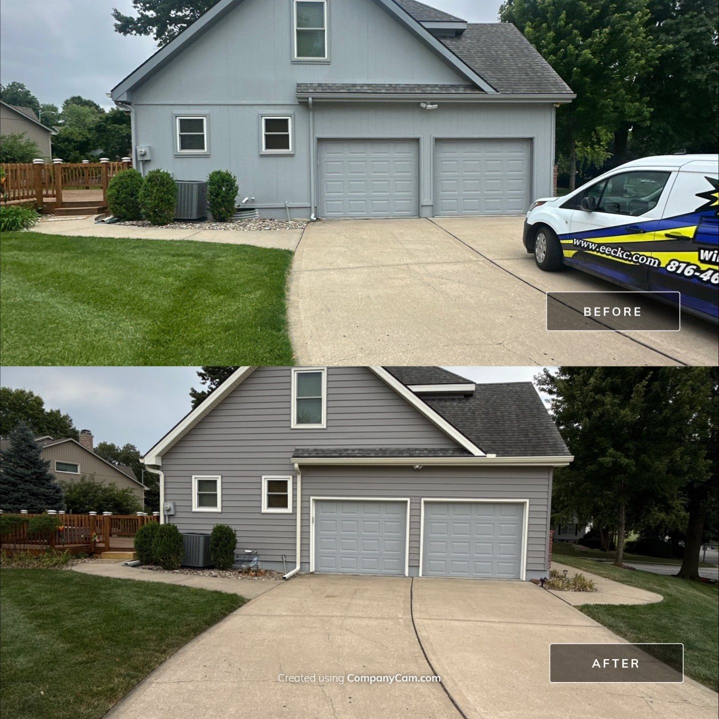 Whole Home Siding Replacement and Gutter Installation in Gladstone by EEC  Windows, Siding & Roofing 