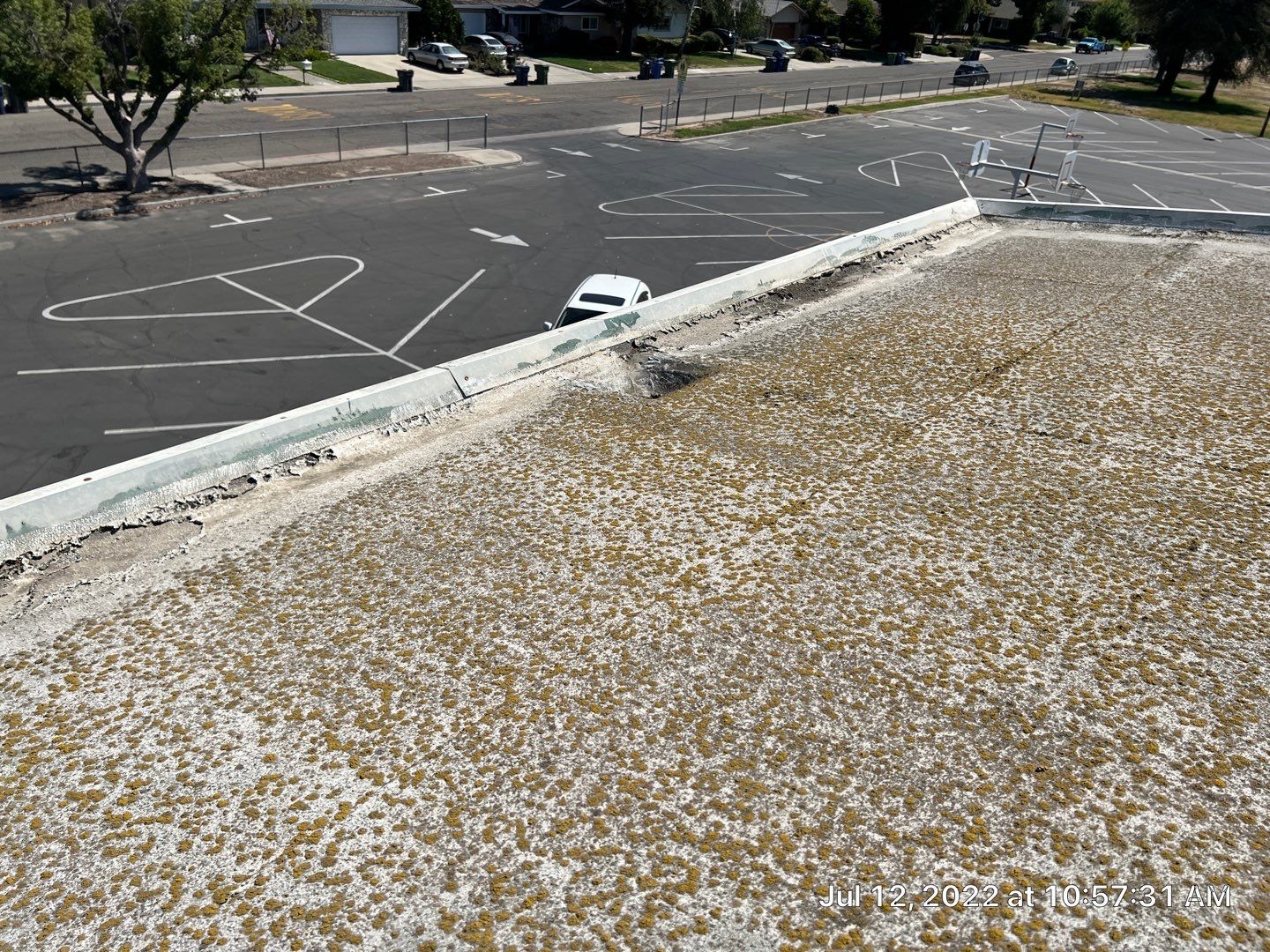 MR Roofing system using Benchmark/PUMA XL coatings over TPO single-ply roofing by Straight Edge Roofing Inc