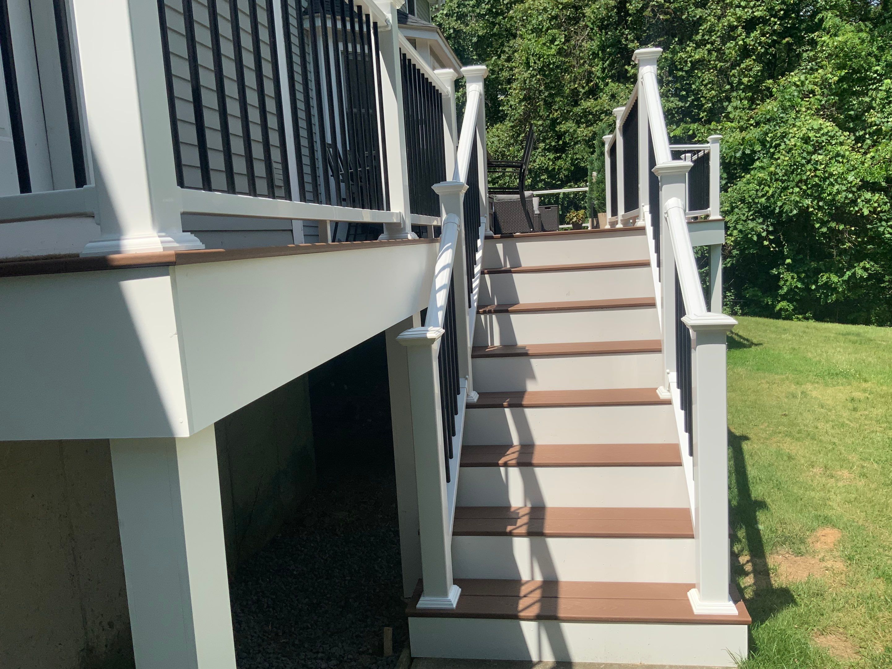 Deck refacing project in Framingham, MA by UBrothers Construction