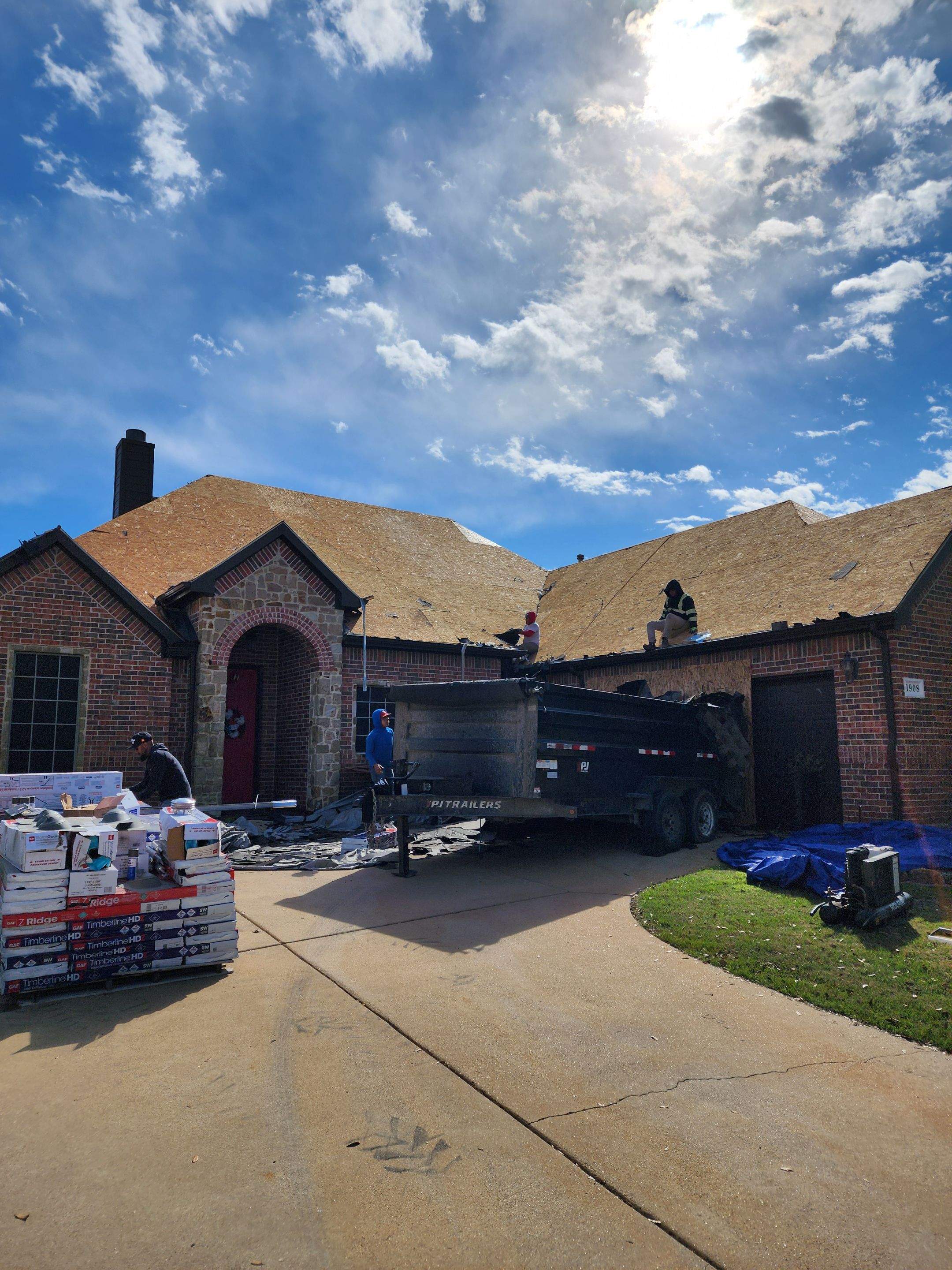 Project in Mansfield  by Zeus Exteriors