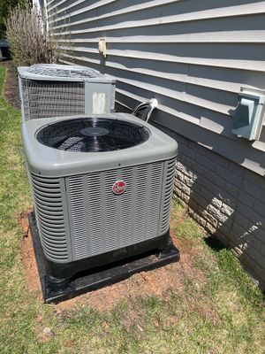 Central Air Conditioning Installation using Rheem