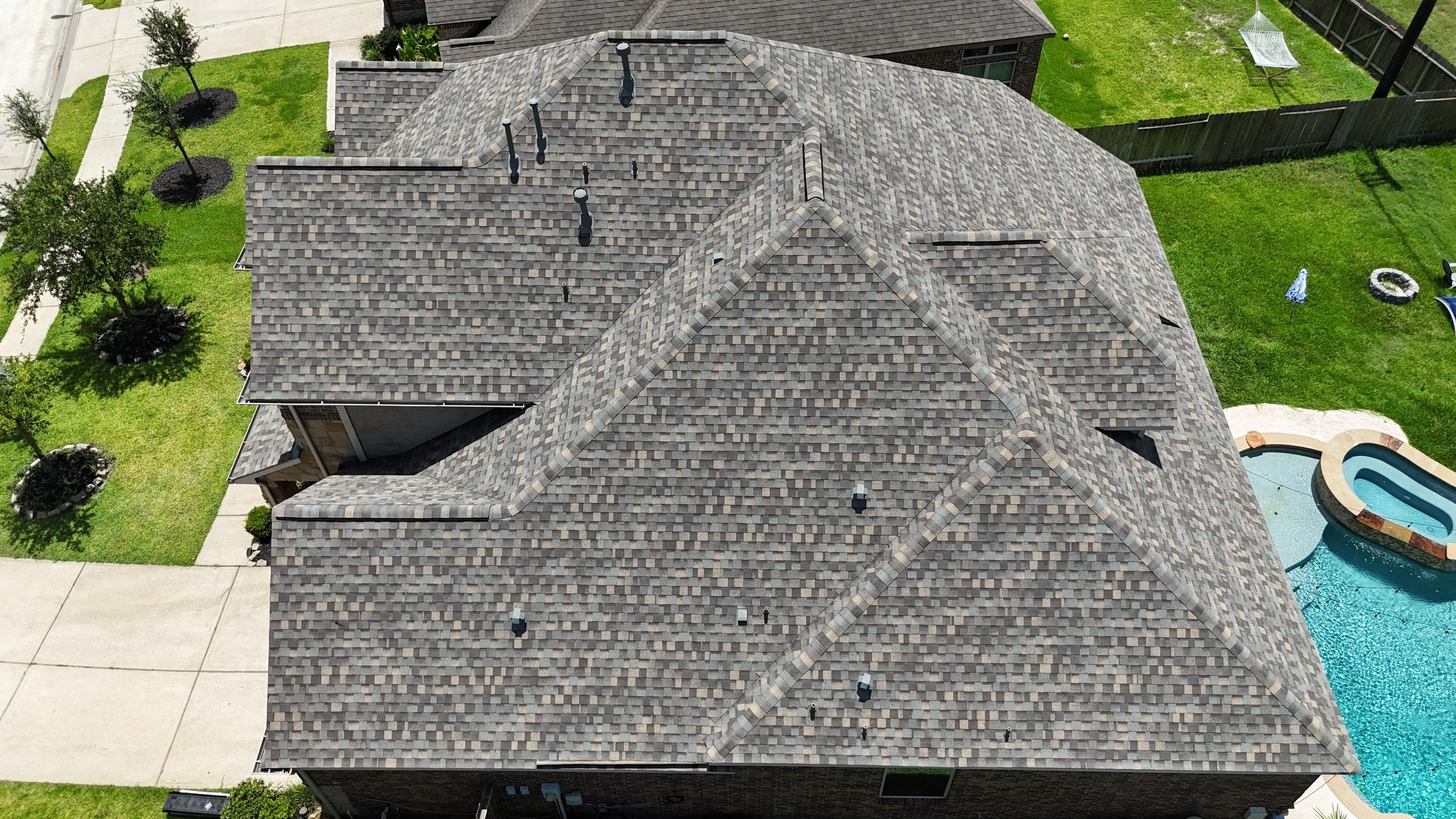 Residential Roofing Installation using IKO Dynasty in Tomball by Core Four Roofing