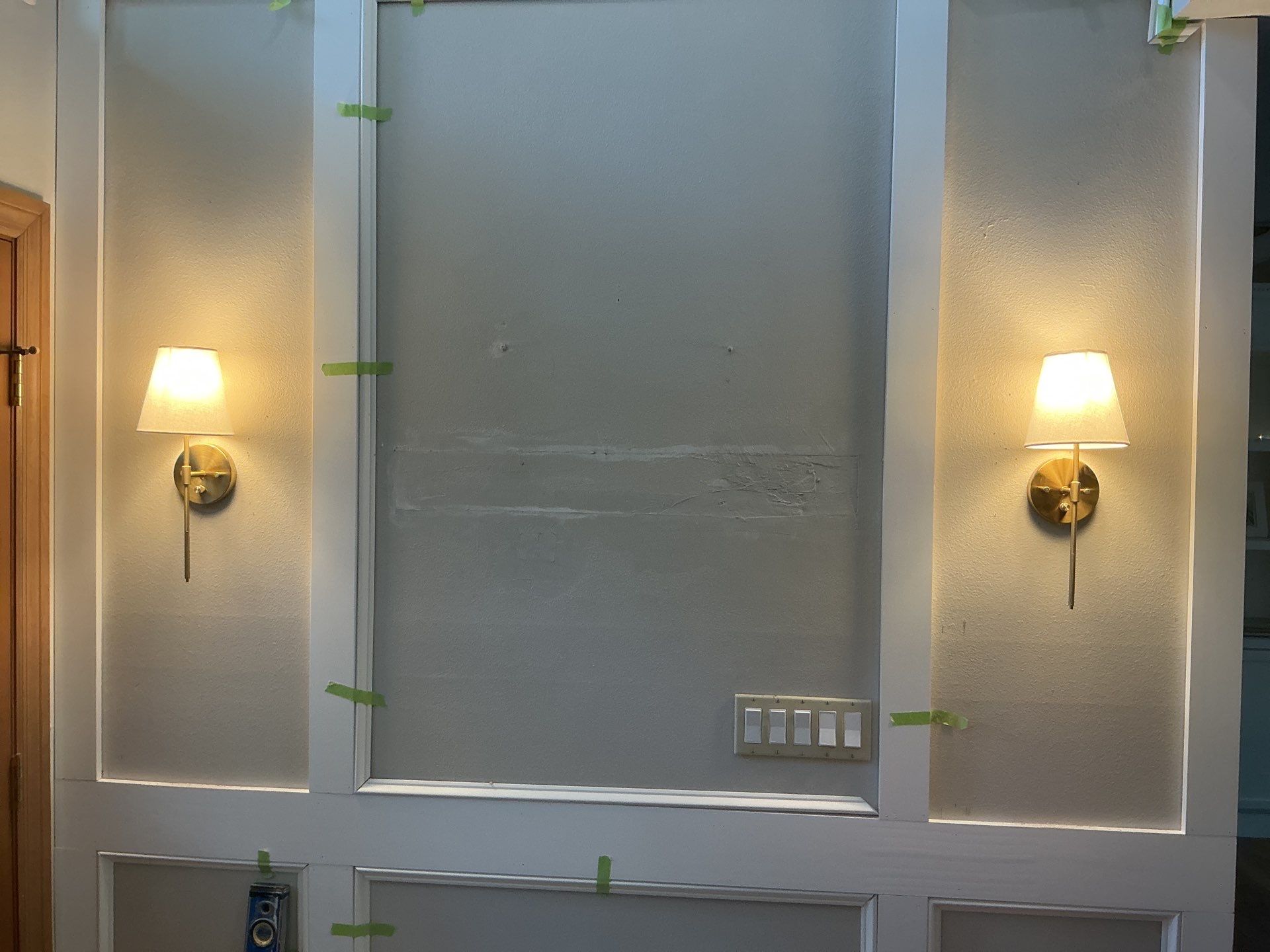 Installation of new foyer lights and switches by Smartron Electric