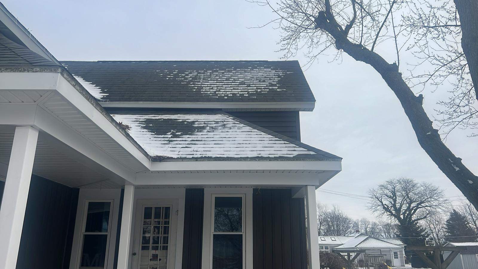 Residential fascia replacement using Exterior Portfolio 4.5 DL - Peppercorn by Nitro Roofing and Construction