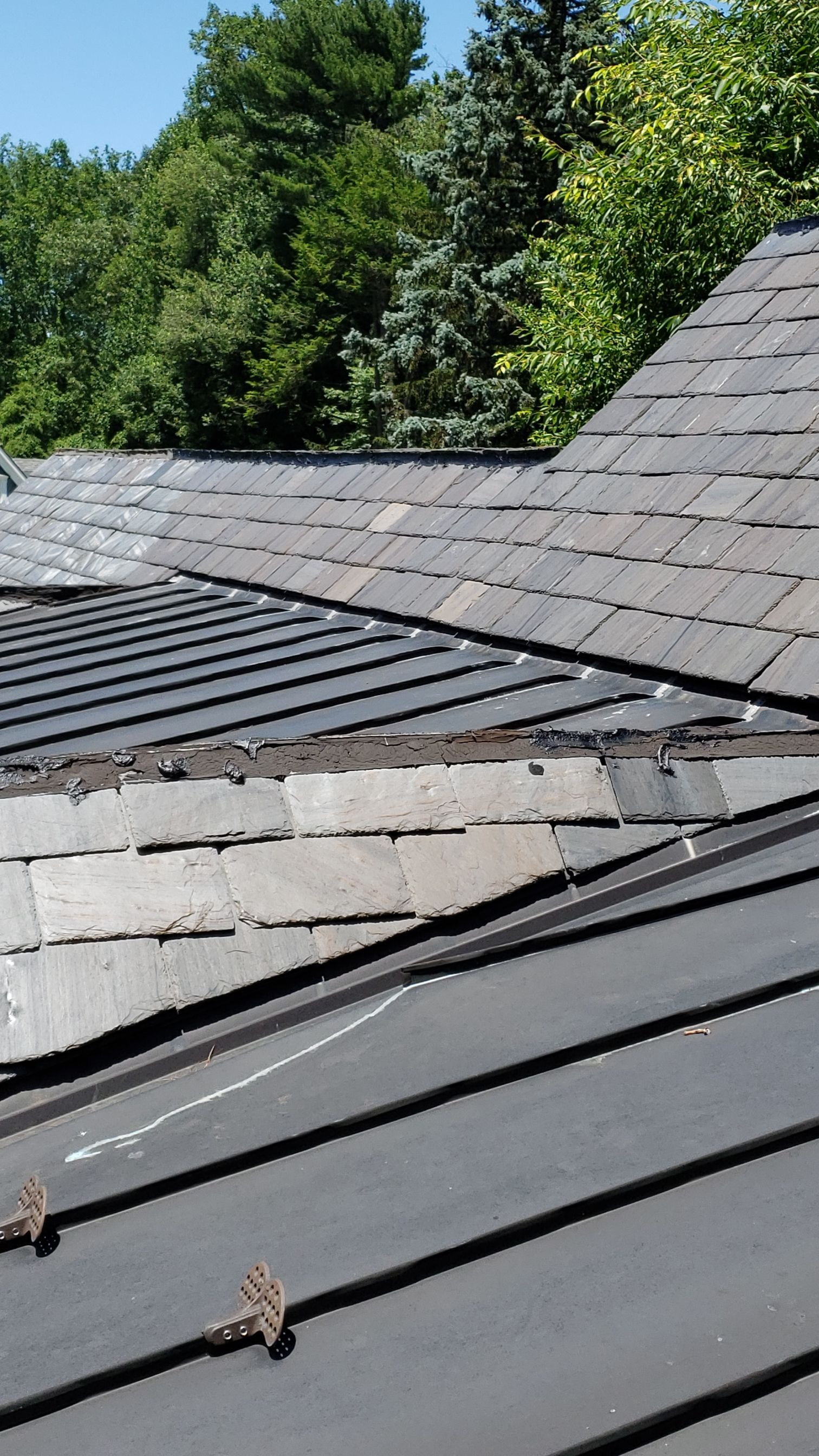 Slate repair in Guilford by Roof Right Inc