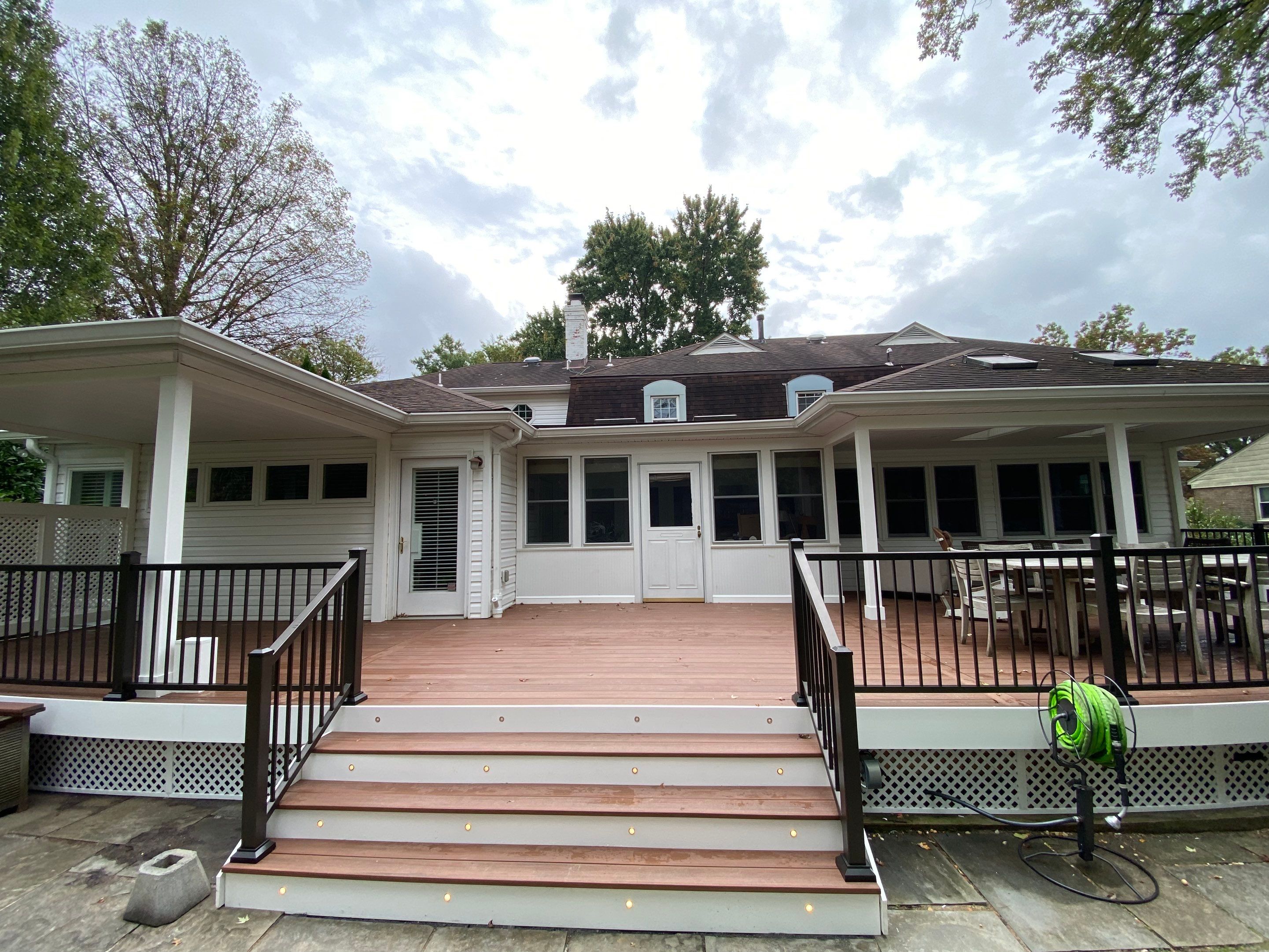Deck Transformation using Timbertech & Azek by The Smet Companies, LLC