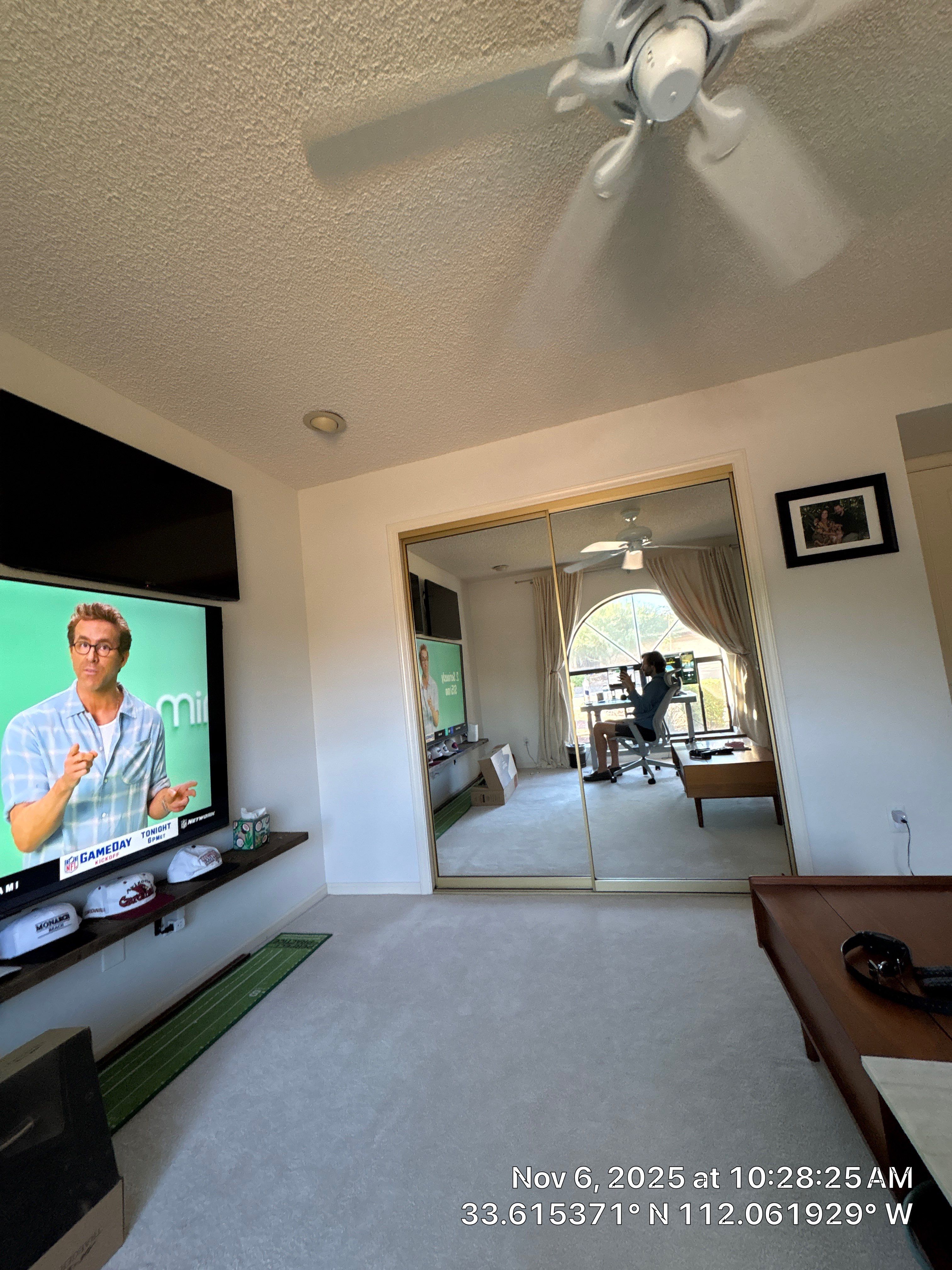 TV wall in office by CompanyCam Sales Demo