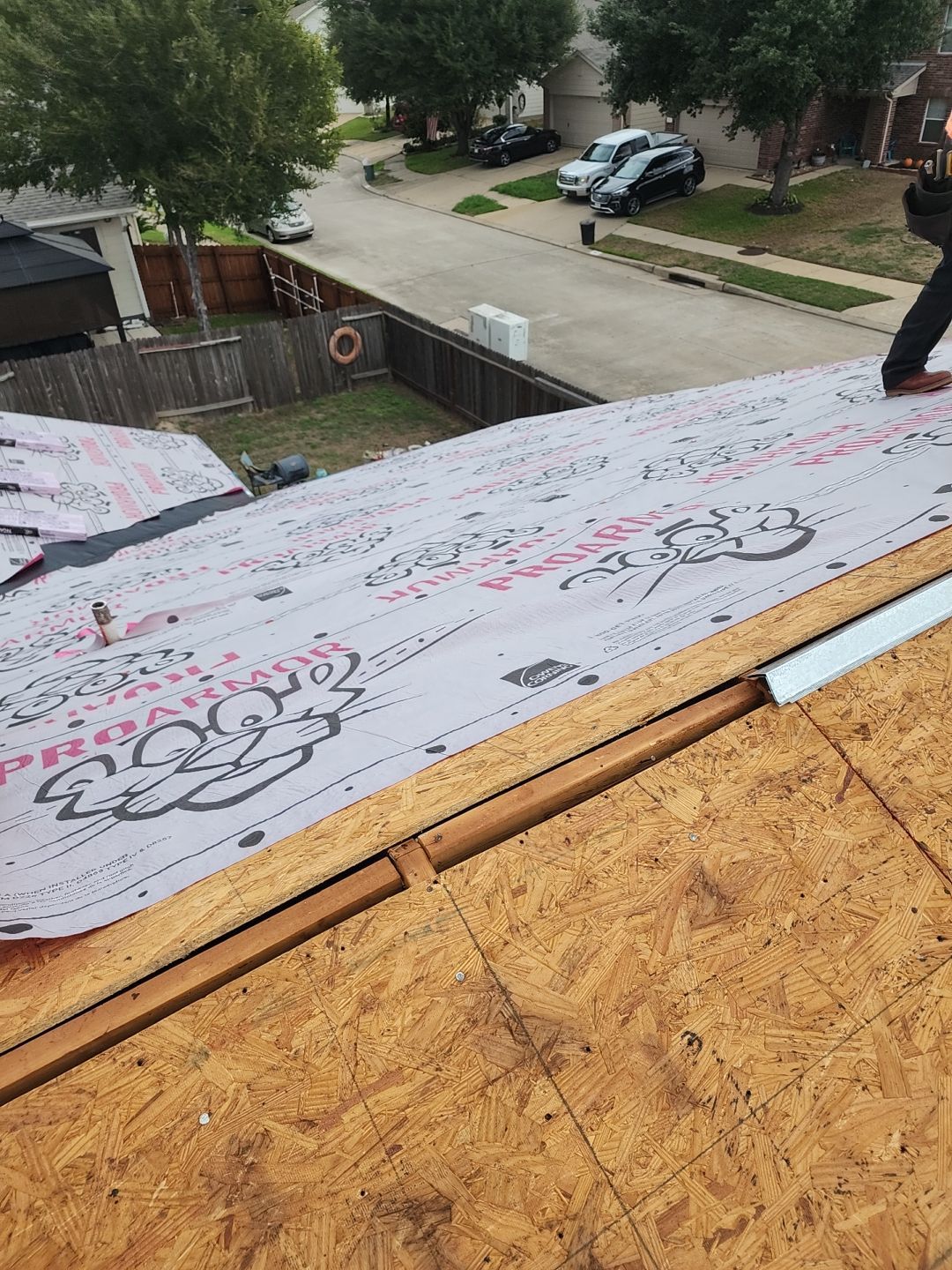 Residential Roofing Installation using Owen's Corning Duration (Lifetime) Shingles by Roof Repair Company