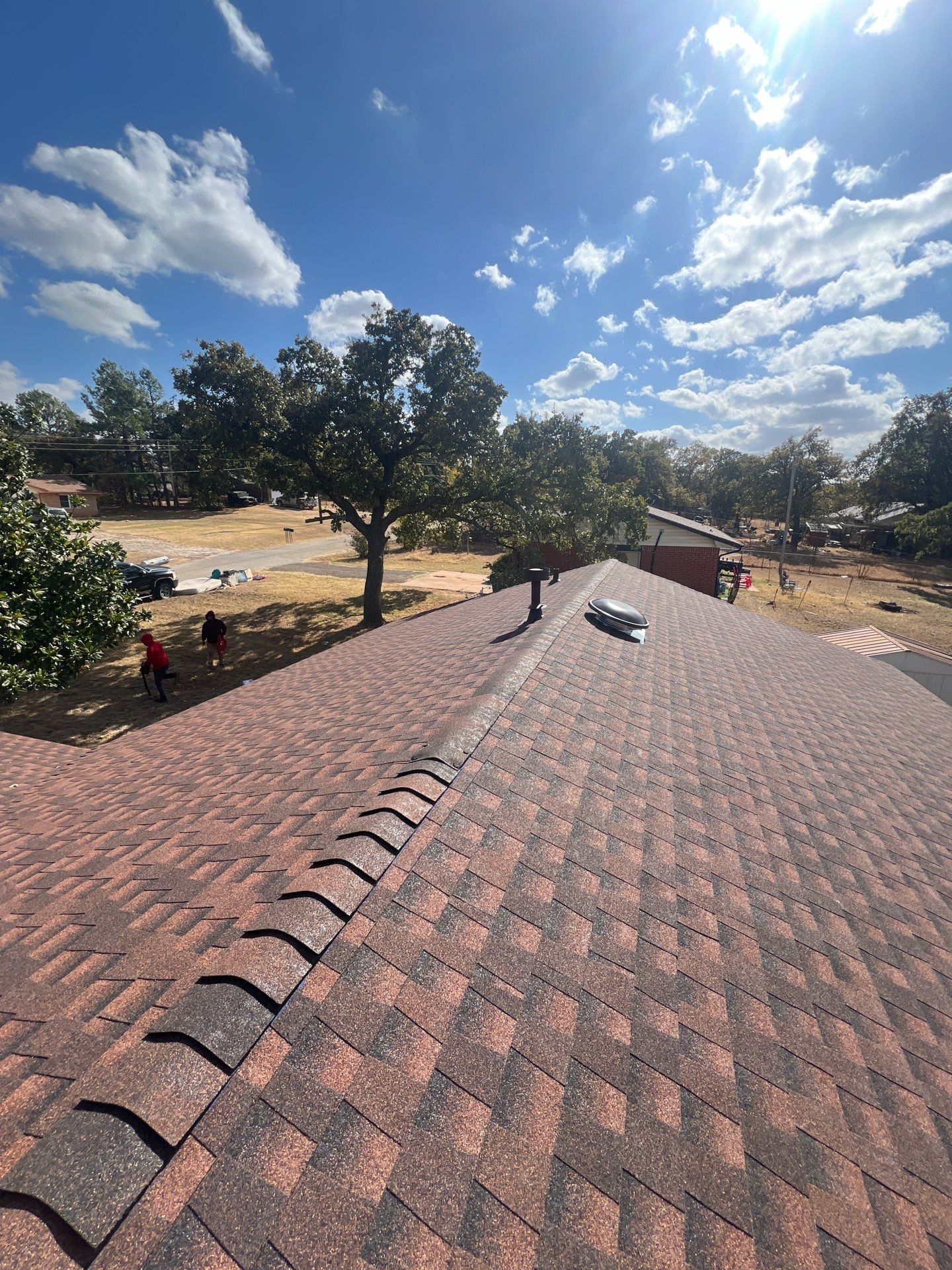 roof replacement in Guthrie by McCann's Roofing and Construction
