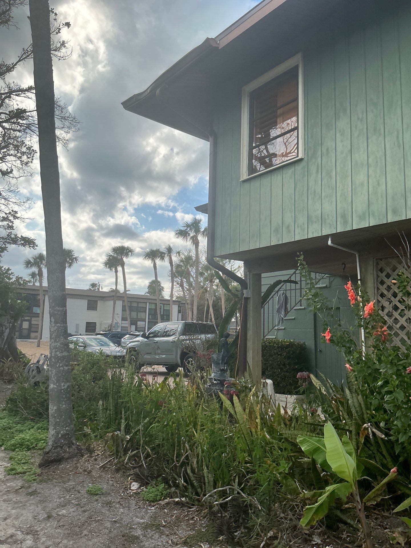 White Soffit and Fascia Installation in Longboat Key FL by Gutter Professors
