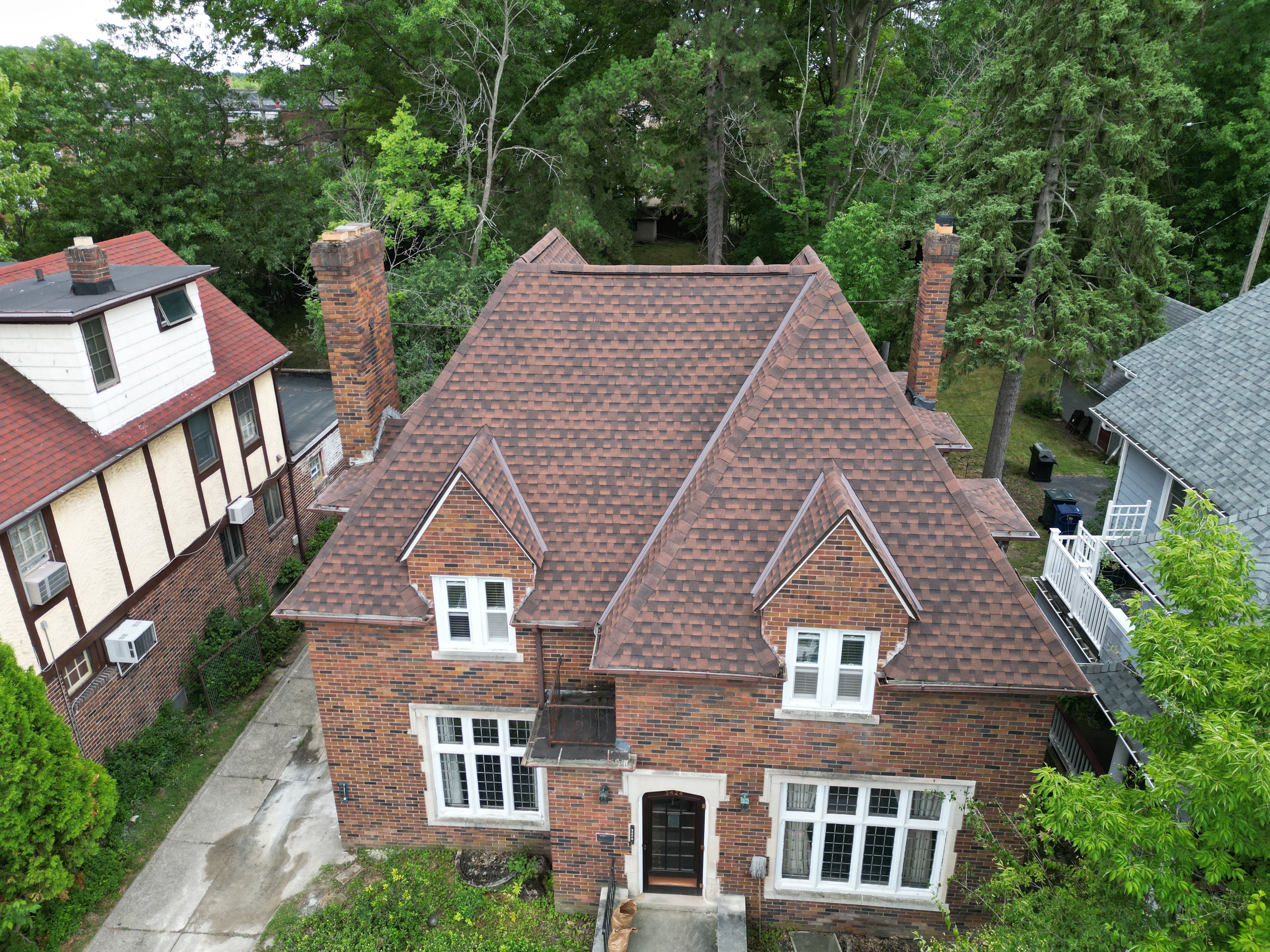 Historic Cleveland Heights Roof Replacement by Atlas Roofing & Restoration