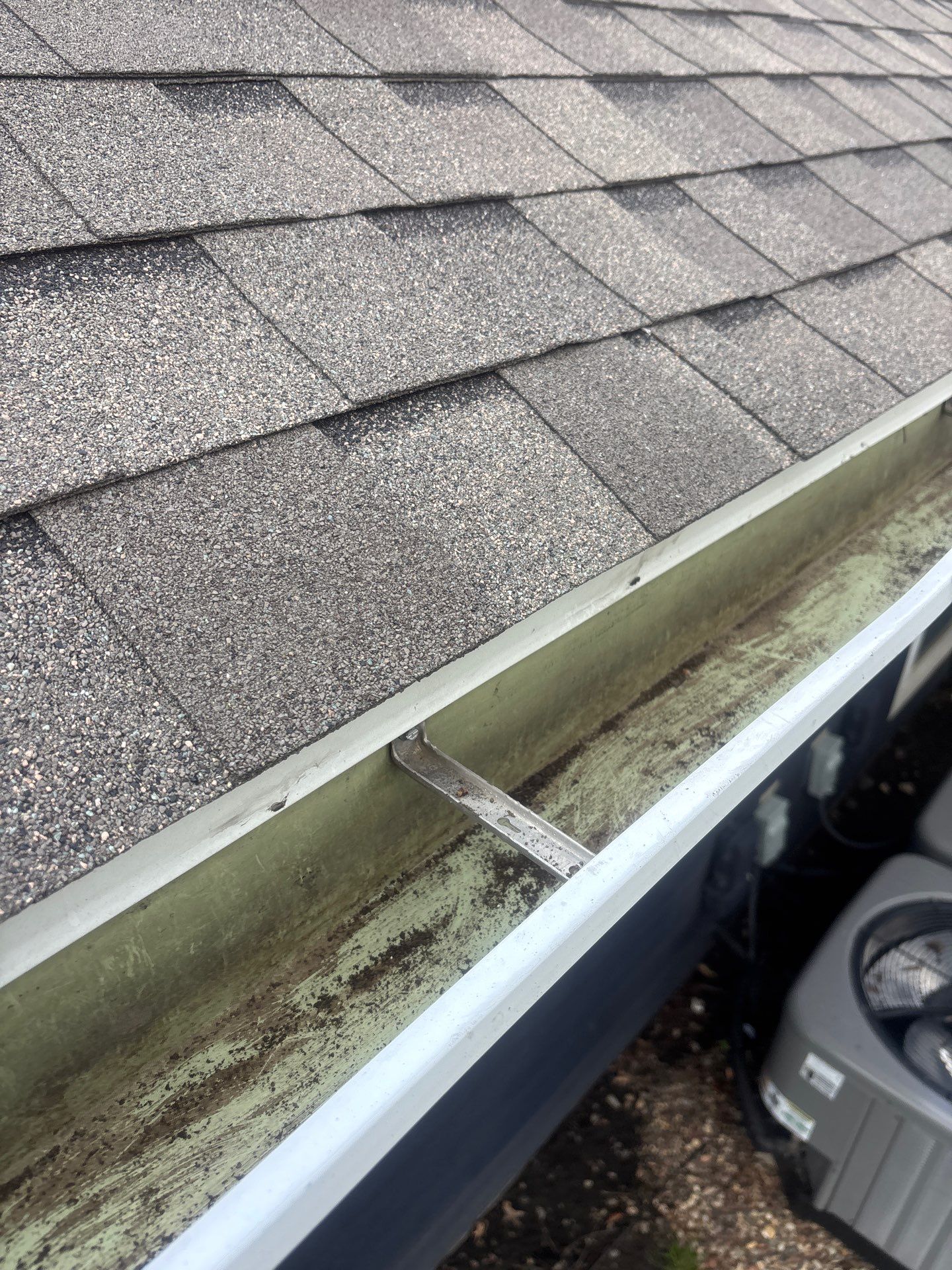 Commercial gutter cleaning Ames, IA after photo with clean gutters