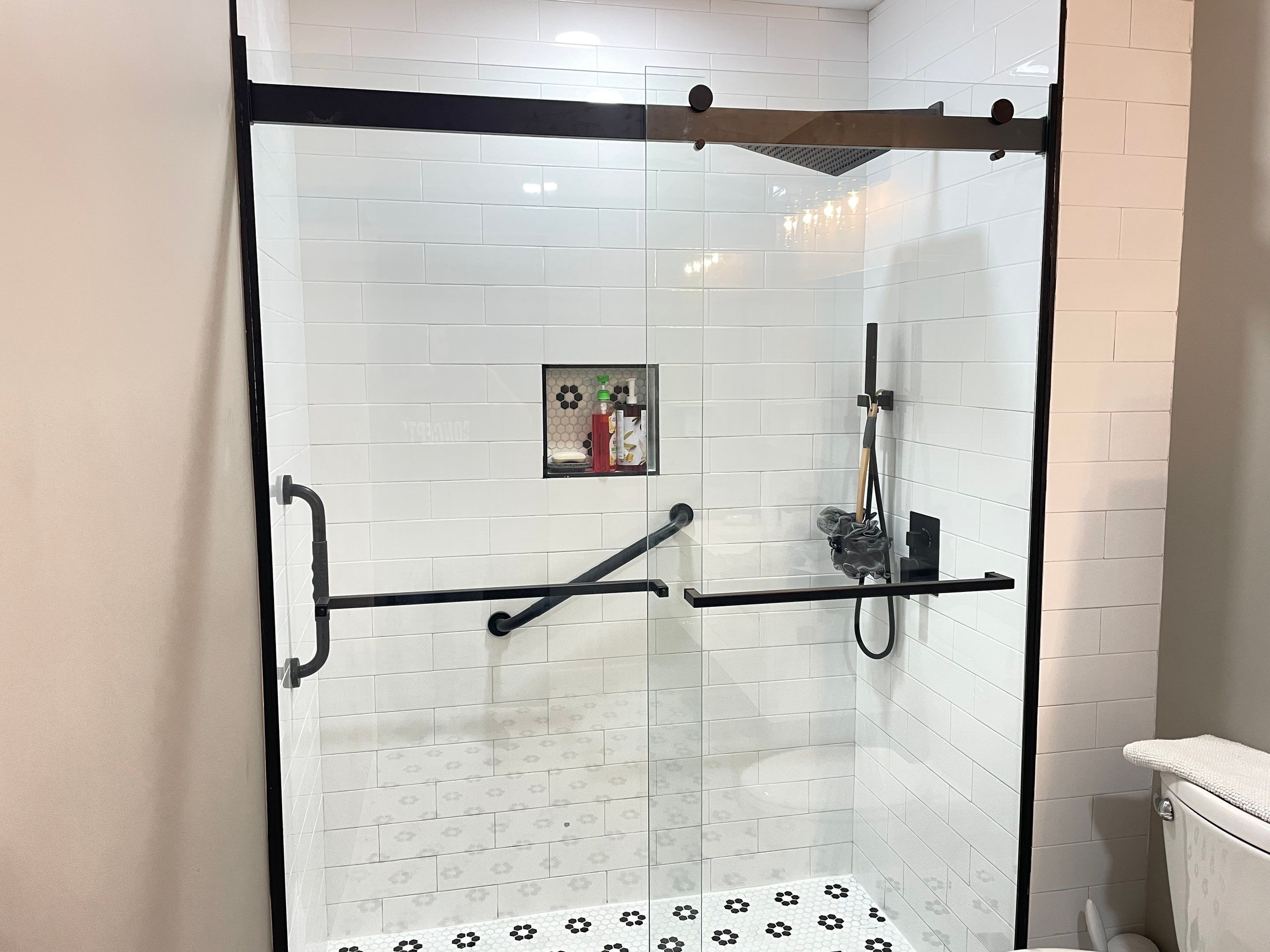 Bathroom Remodel using Tile by Home Concepts Construction