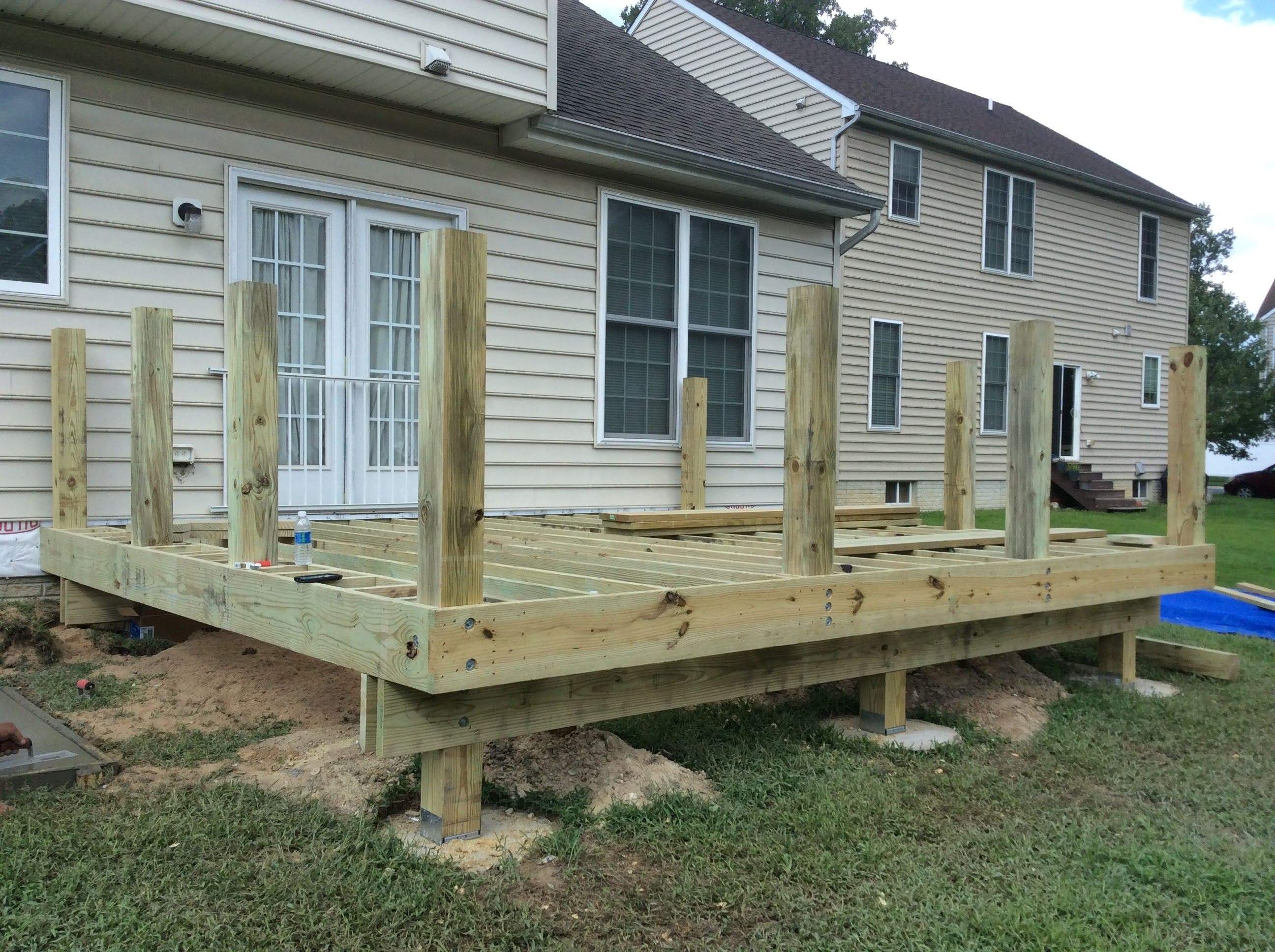 Deck Installation using New Composite Deck Board by Alpha Design Services