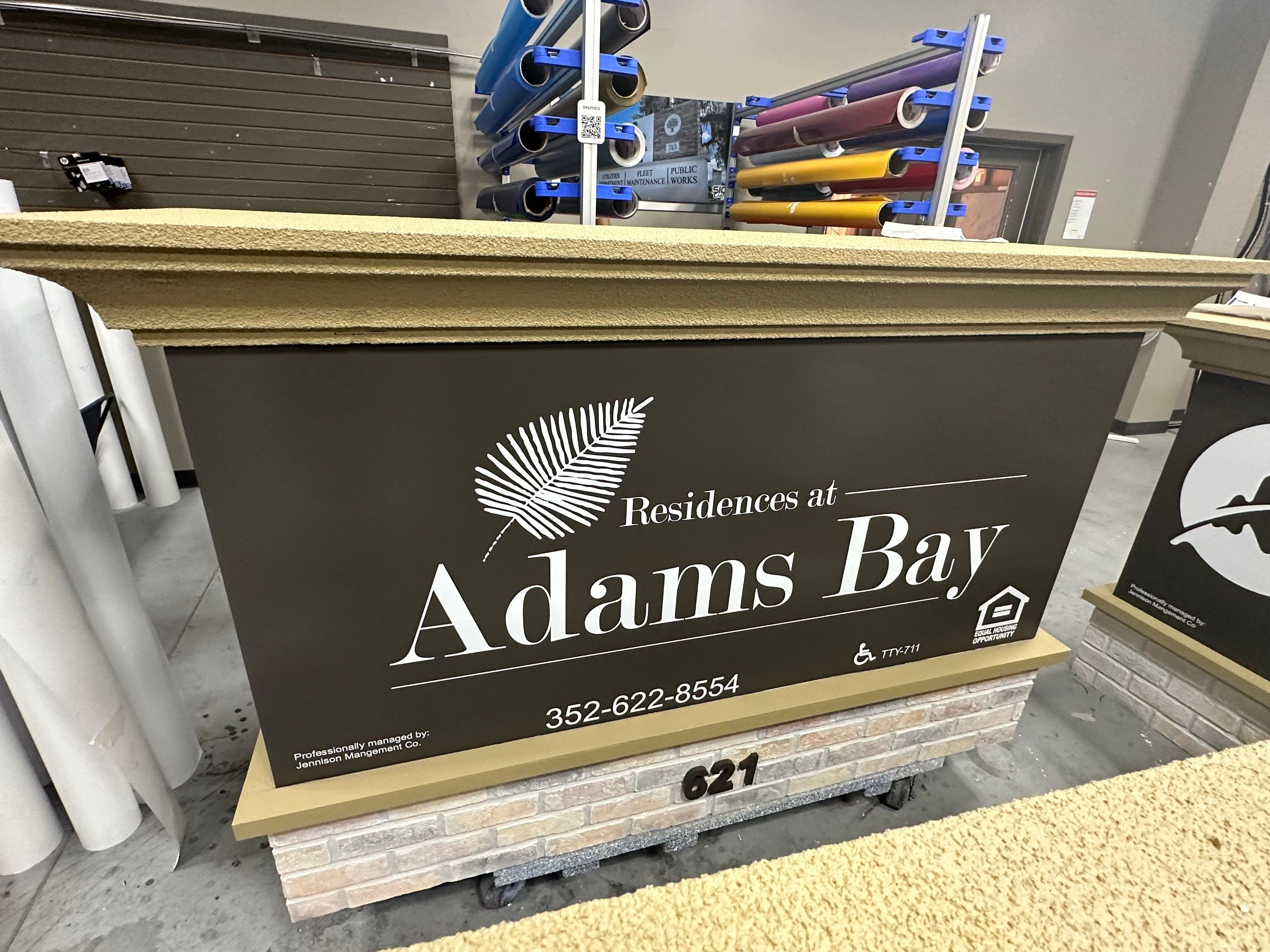 Adams Bay Monument Sign by SignCrafters