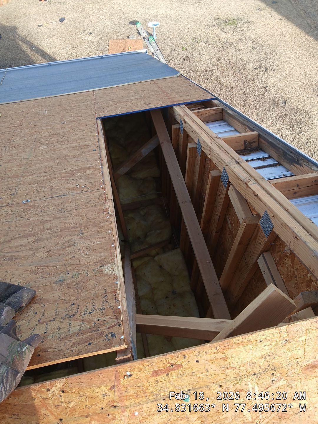 FORTIFIED Roof Installation in Jacksonville NC | CertainTeed Landmark AR Charcoal Black Shingles by RGR Construction and Roofing, LLC