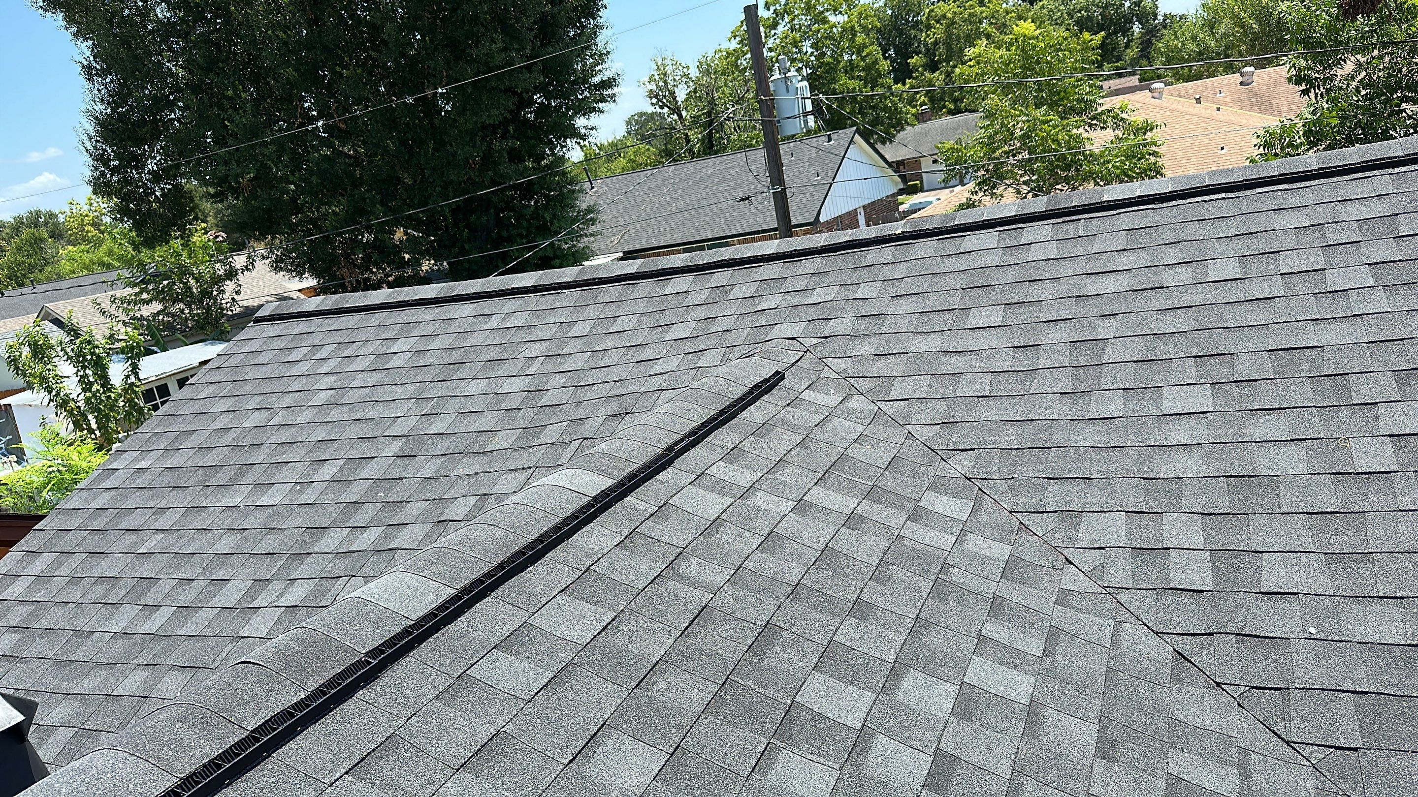 Gray Architectural Shingle Roof, Felt to Finish — North Houston, TX by PL Roofing & SB Roofing, LLC.