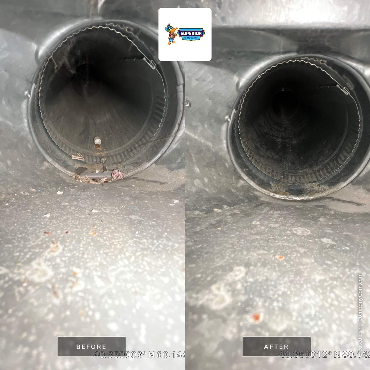 Air Duct Cleaning With a Vacuum Truck in Bridgeville, PA by Superior Air Duct Cleaning