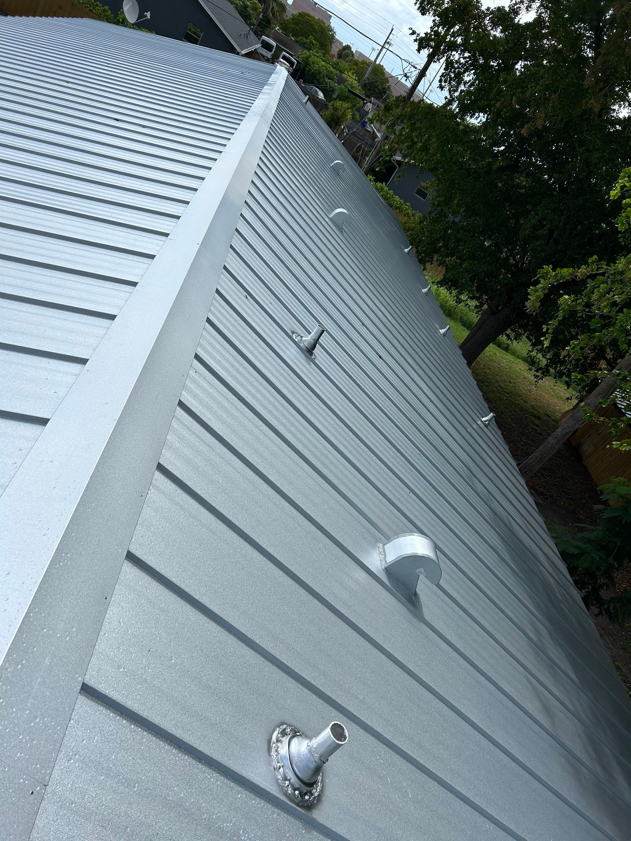 24ga 1" Nail-Strip Mill Finish by Total Roofing System The Metal Roof Experts