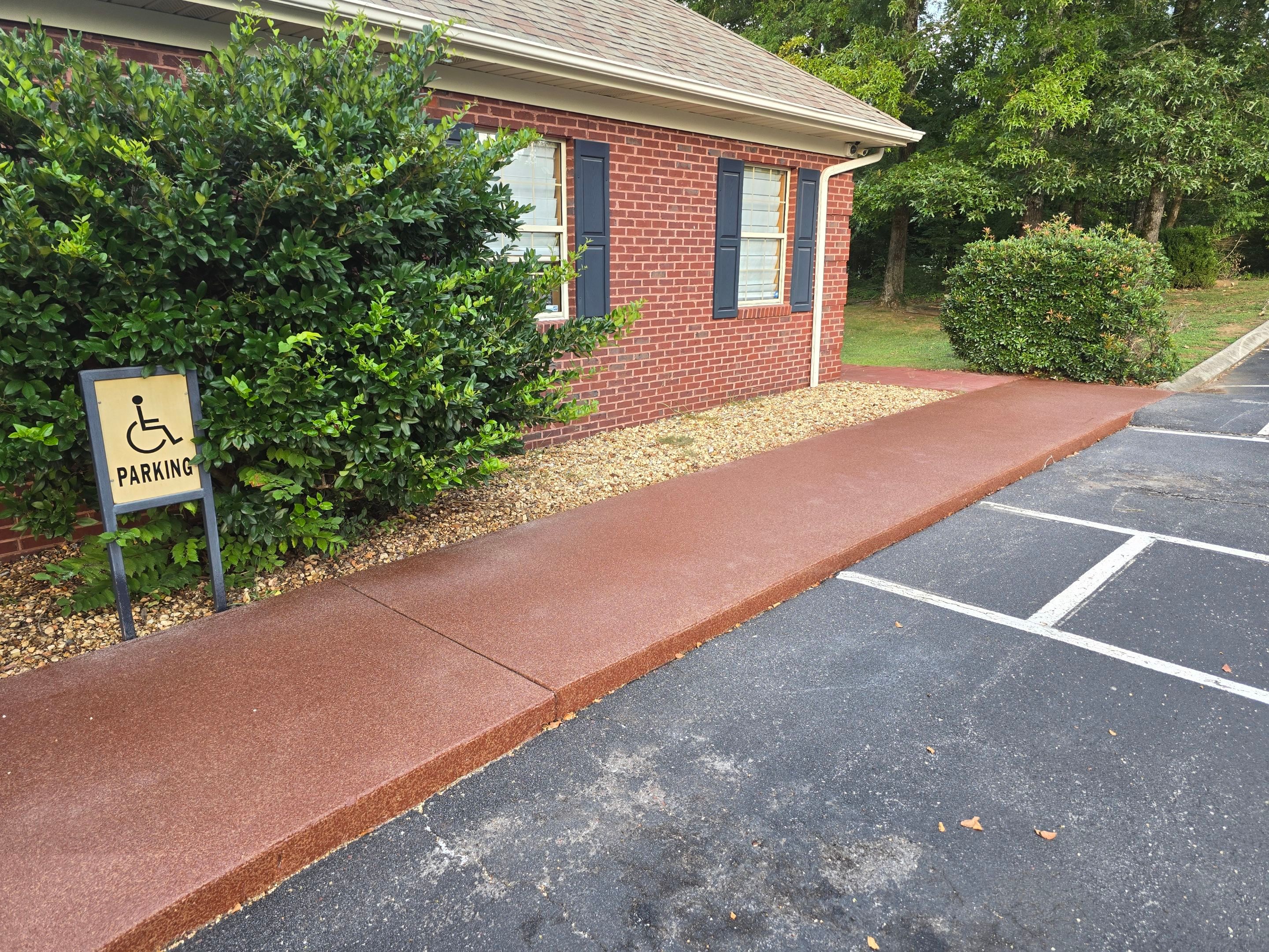 Front Porch and Sidewalk Using Redwood  by Elite Floor Solutions