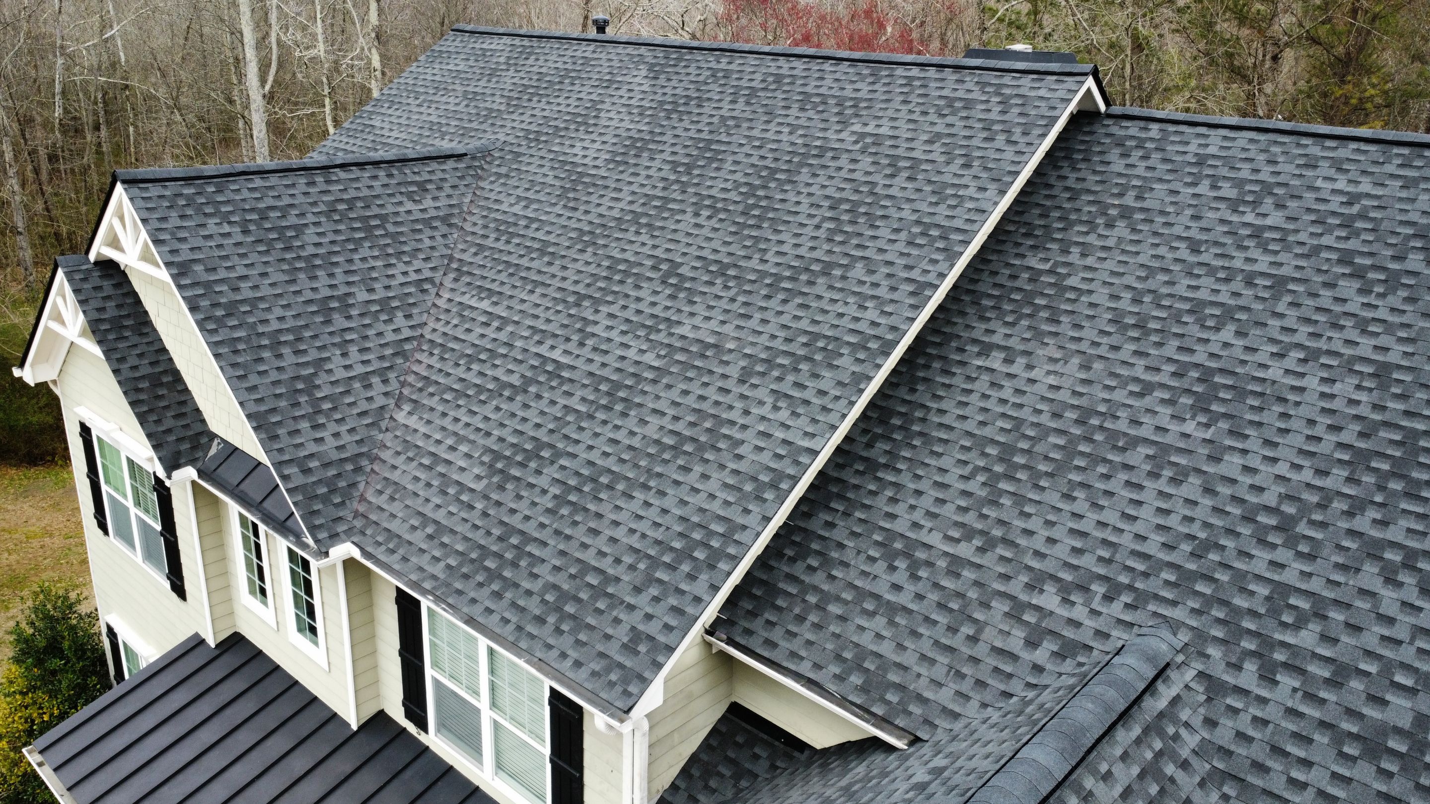 Cumming, GA Roof Replacement GAF Timberline HDZ Charcoal by Reset Roofing