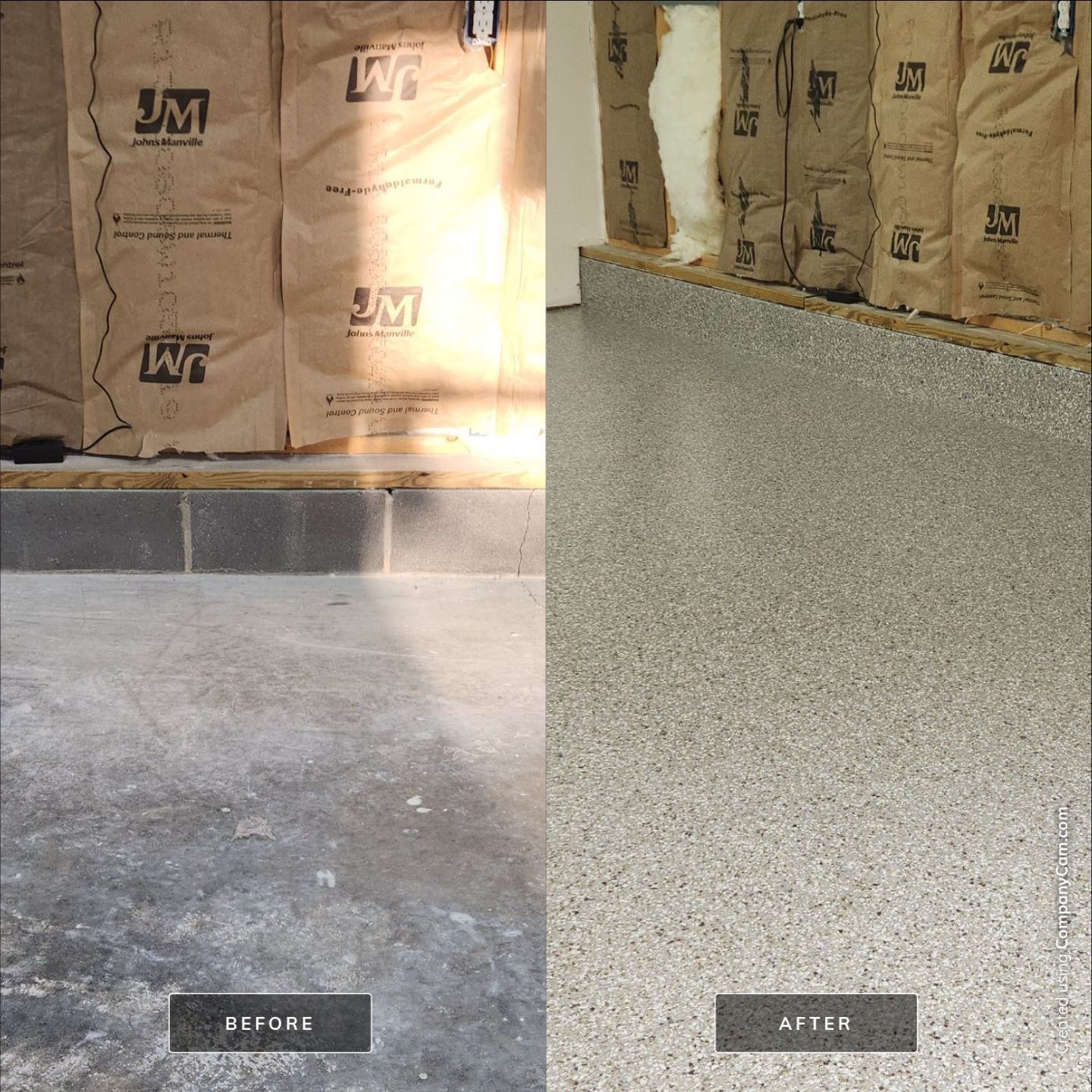 Front Porch and Garage using Creekbed by Elite Floor Solutions