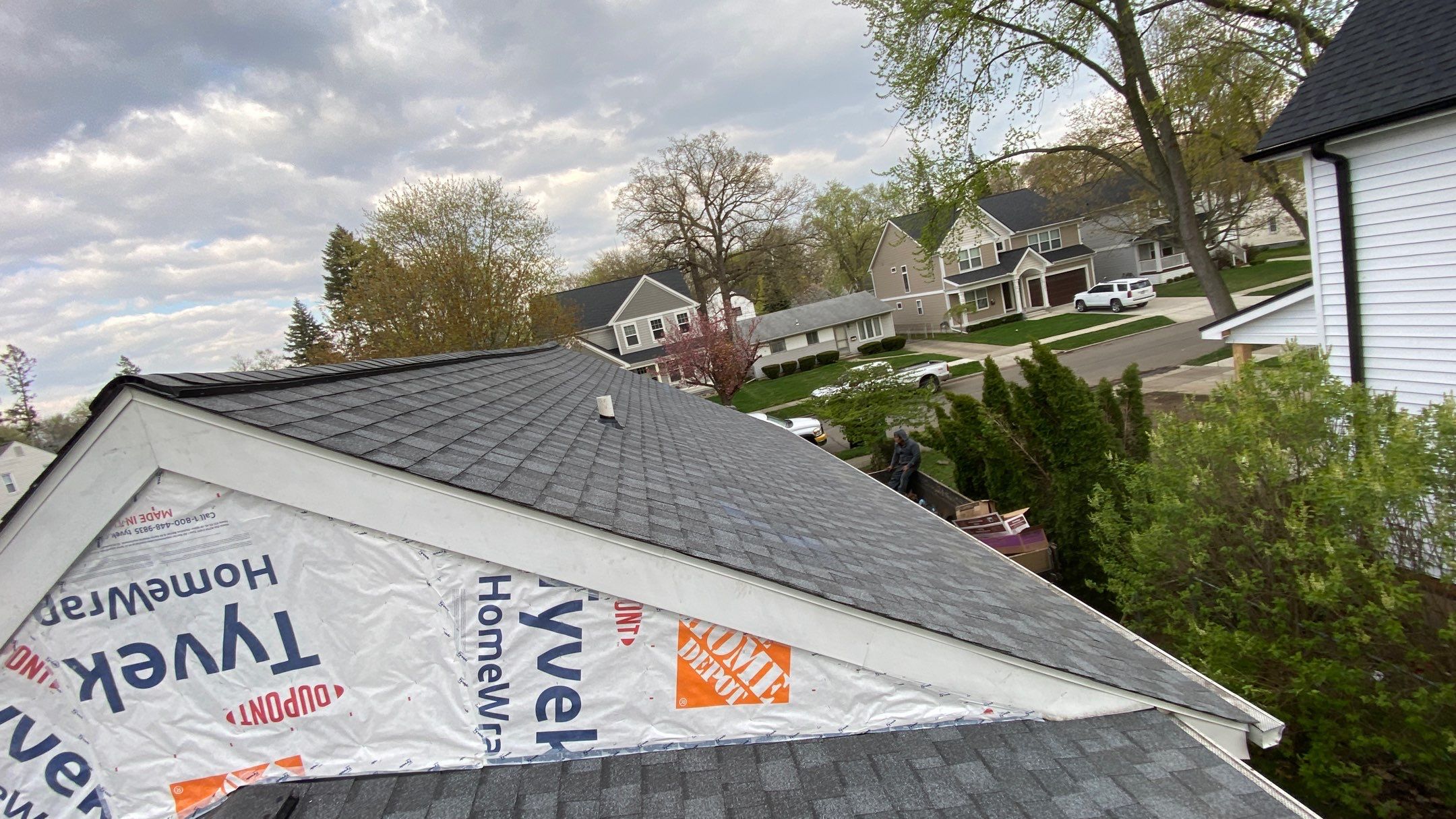Roof Replacement using CertainTeed Landmark by 180 Contractors