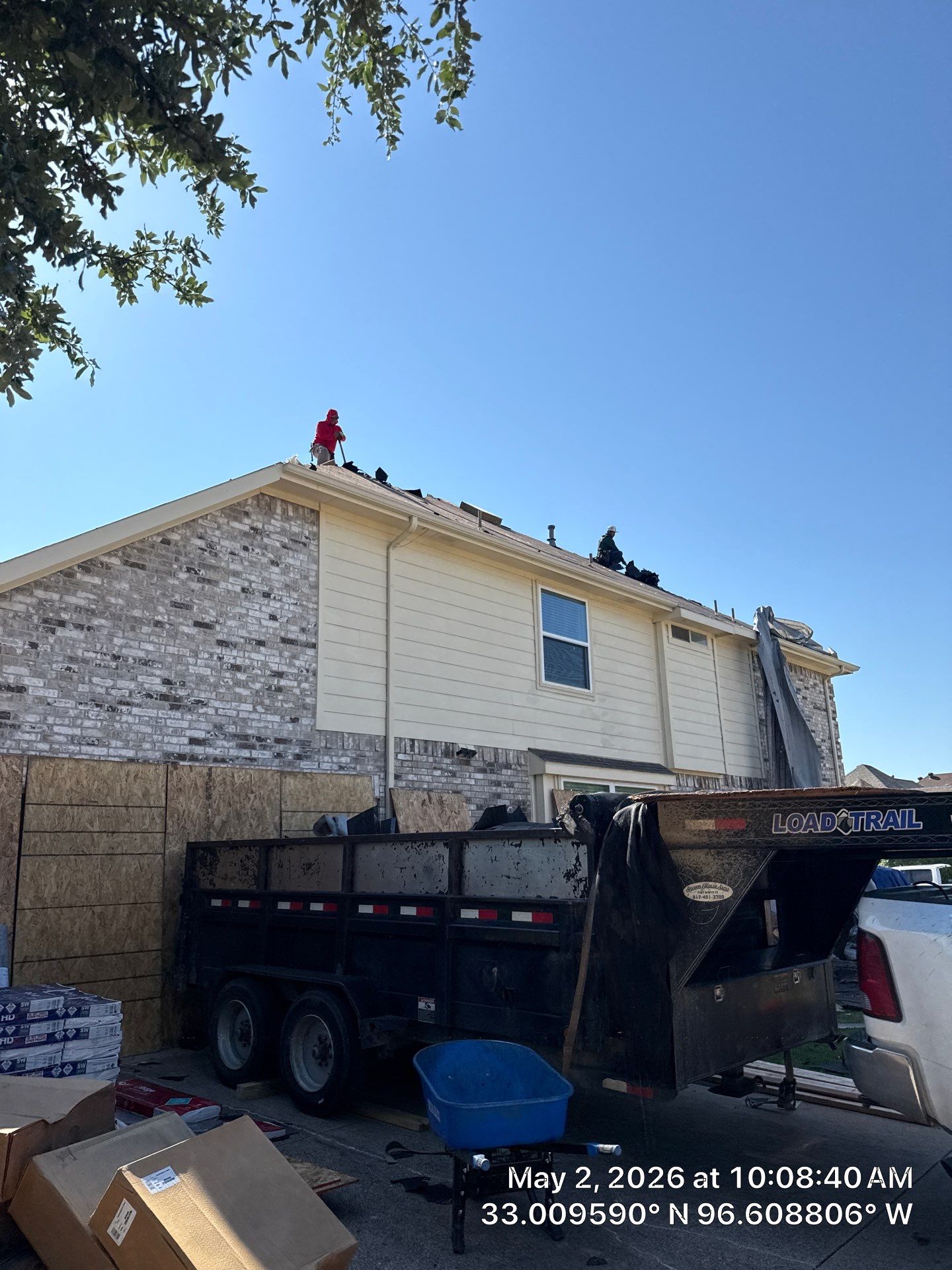 Project in Murphy  by Zeus Exteriors