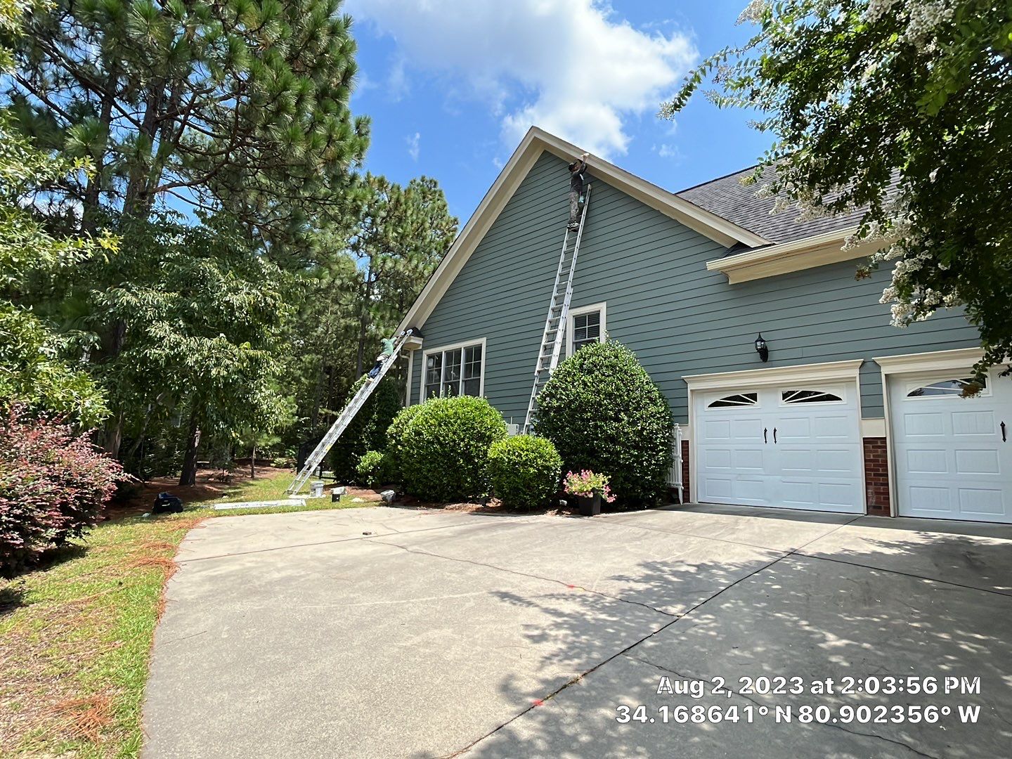 Exterior Trim Paint Project by Geaux 2 Guy, LLC