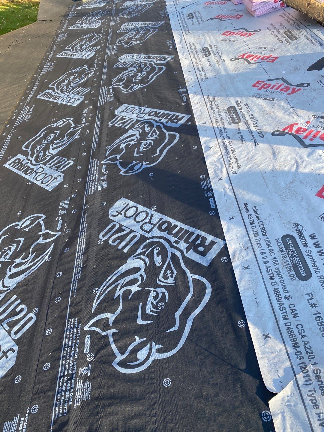 Residential Roofing Installation using Owens Corning Duration, Driftwood by Absolute Roofing and Construction