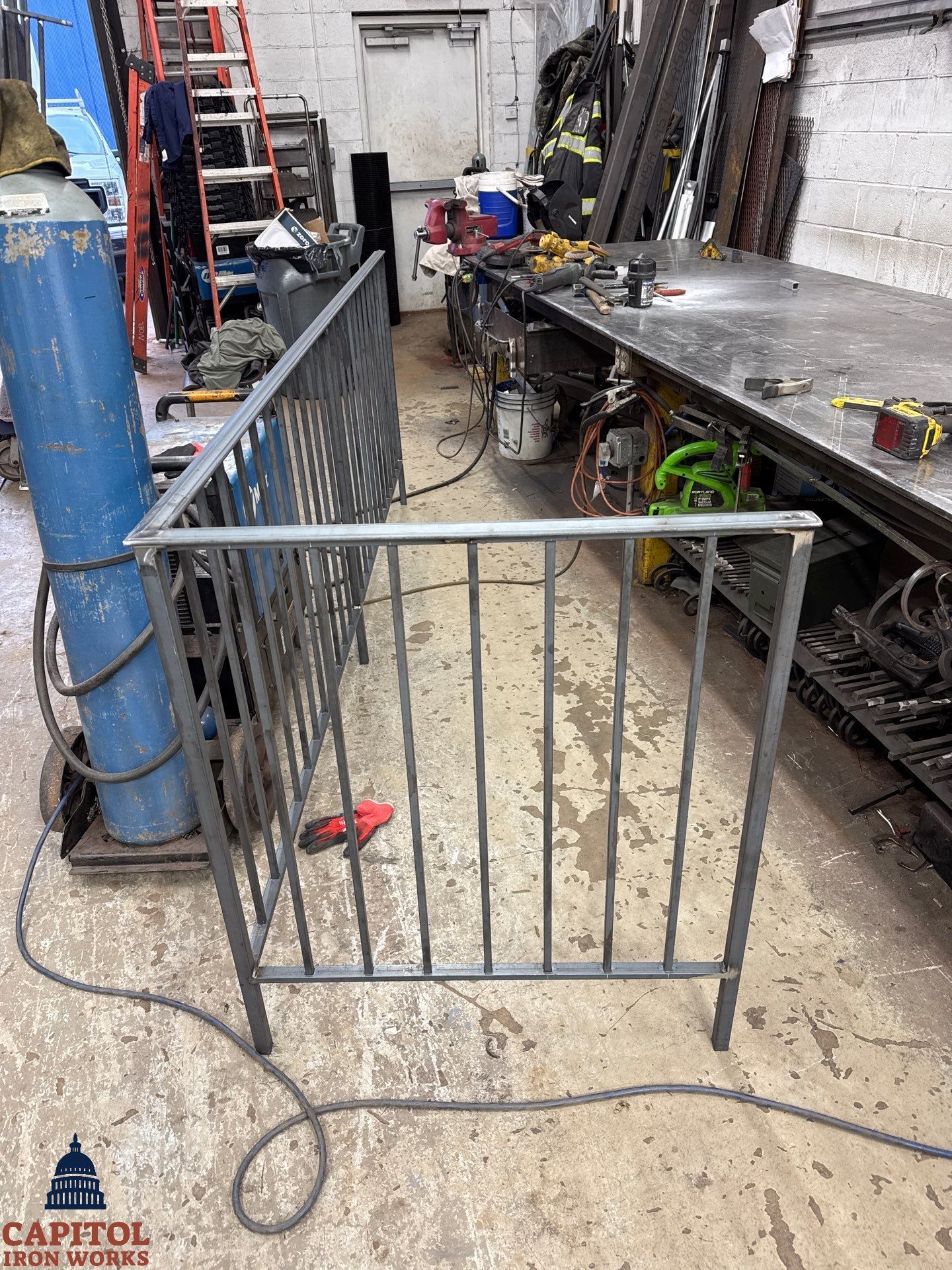 Traditional Steel Picket Guardrails – Residential Exterior – Gaithersburg, MD by Capitol Iron Works