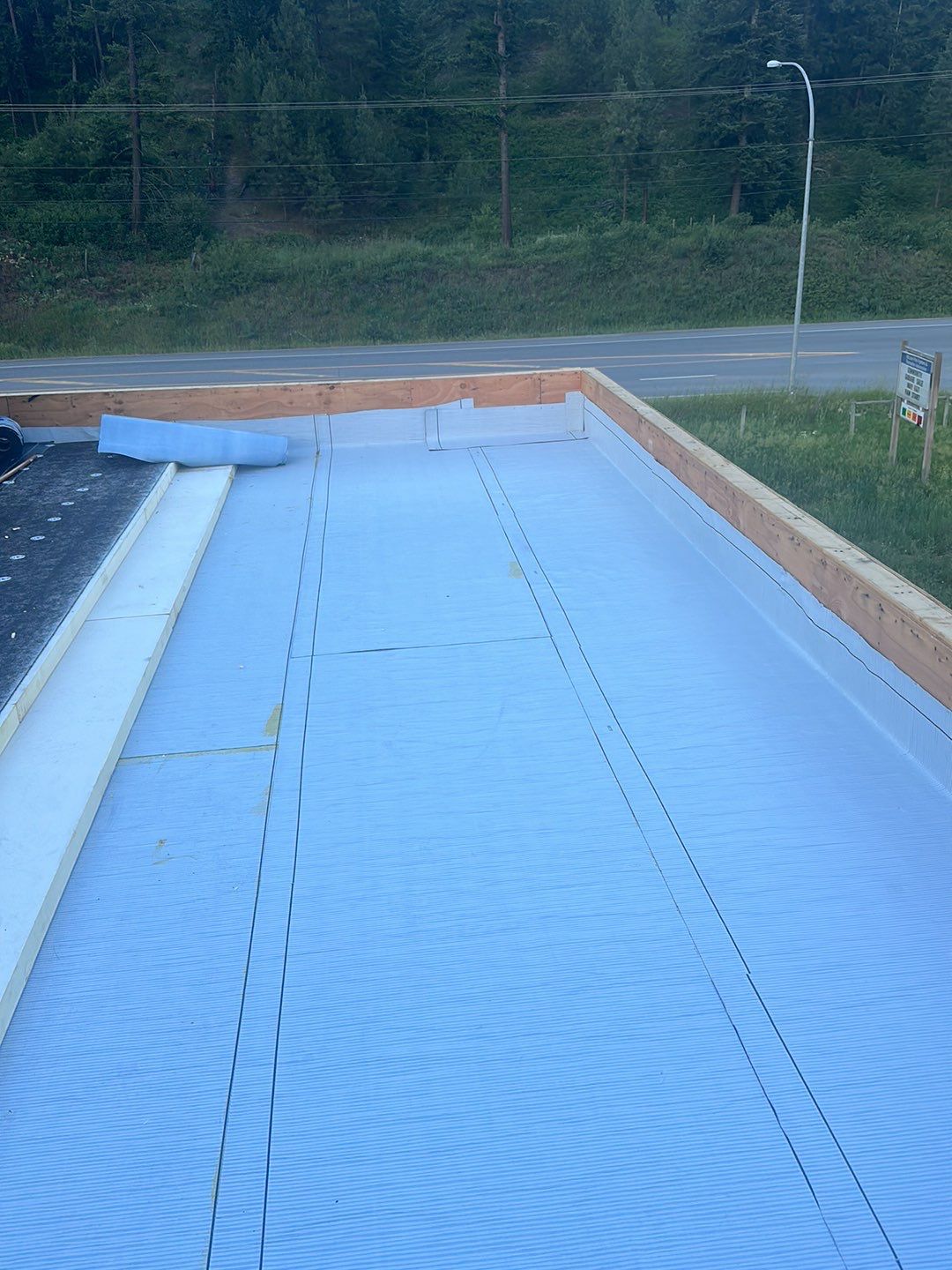 Commercial Roofing Installation using IKO 2ply sbs  by Top Notch Roofing Inc