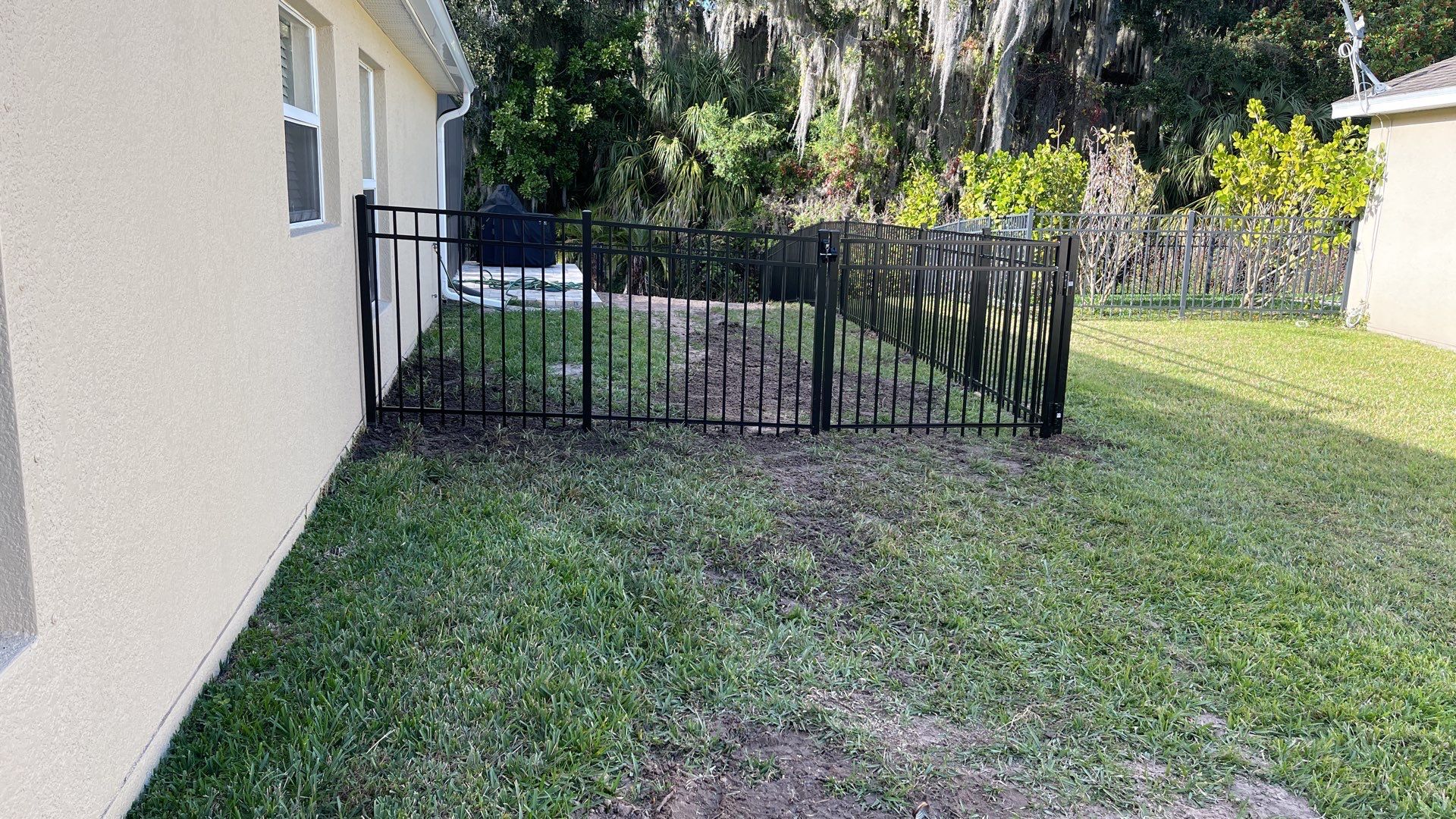 Parrish, FL  4 ft. Tall 3-Rail Black Aluminum Install  by Asap fence and gates, LLC
