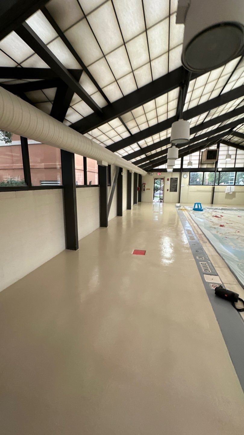 Hotel Pool Deck Project in Cranberry Township by Floors in a Day, Inc