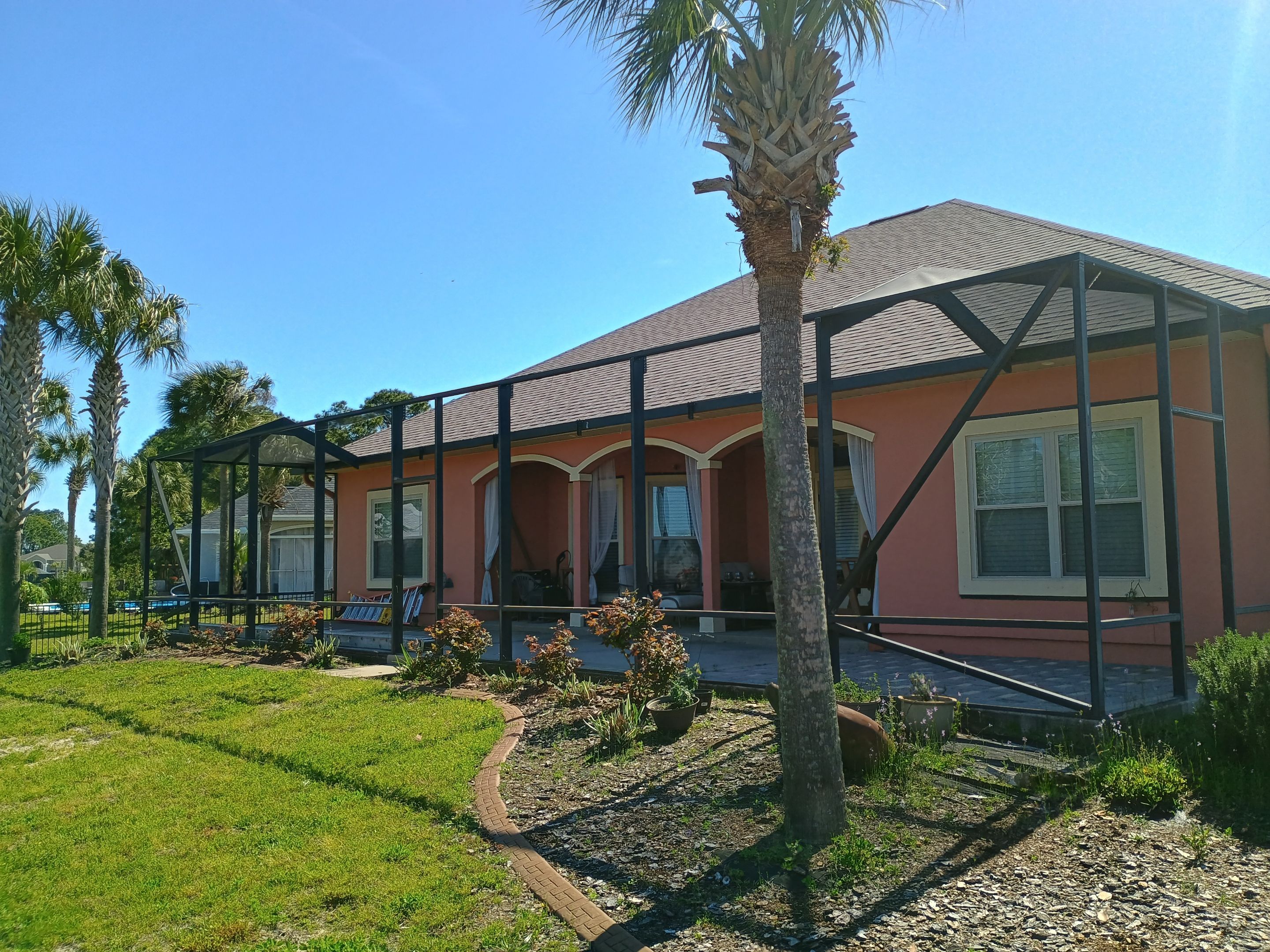 Patio Cover w/Pergola Trim using Colorbeam by Titan Sunrooms