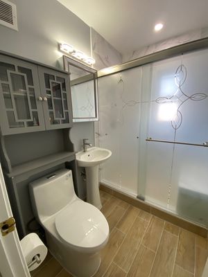 Bathroom Remodel using new construction