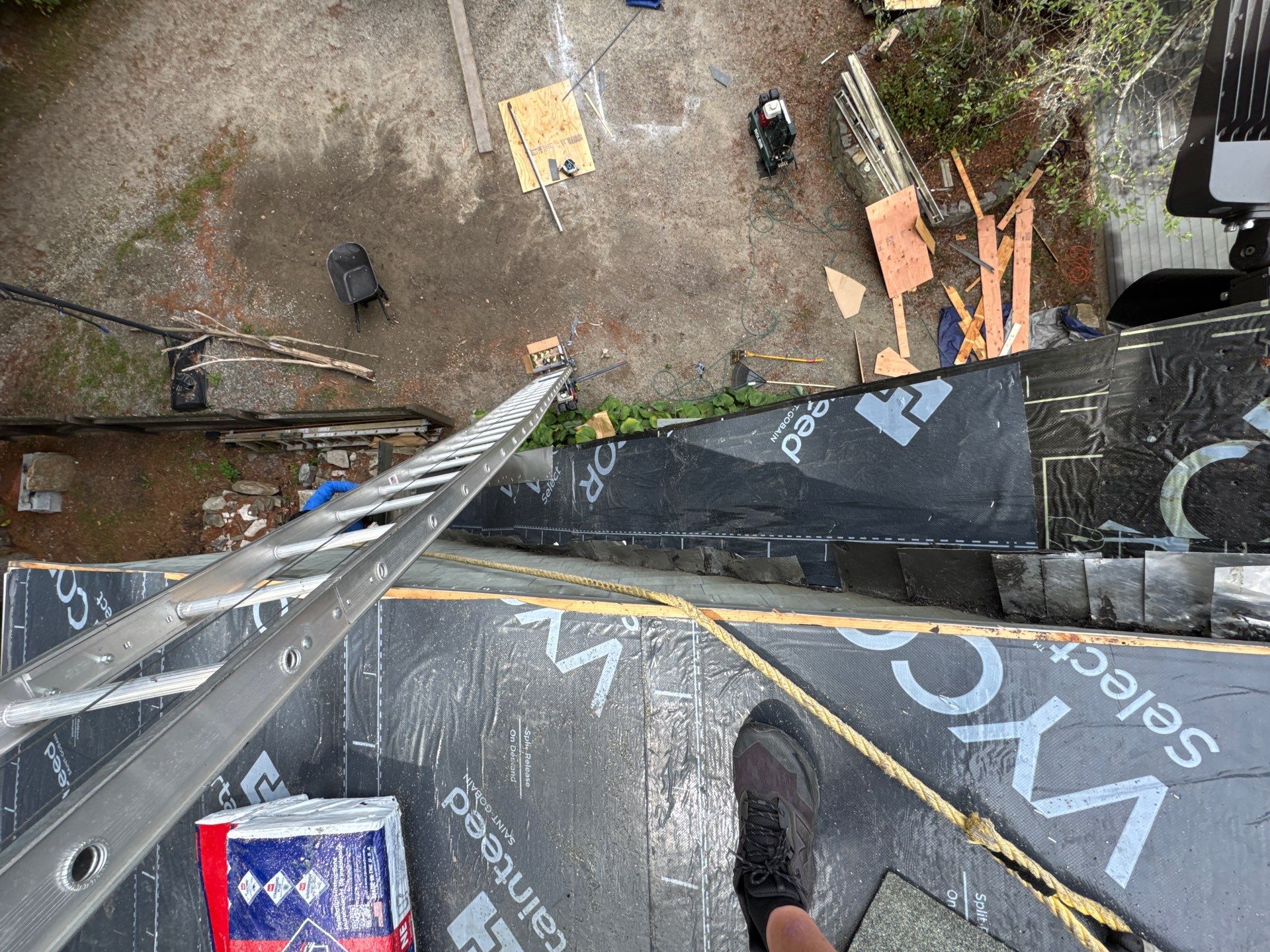Roof Replacement & Dead Valley Repair in Kensington, NH | GAF Timberline Weathered Wood by Compass exteriors
