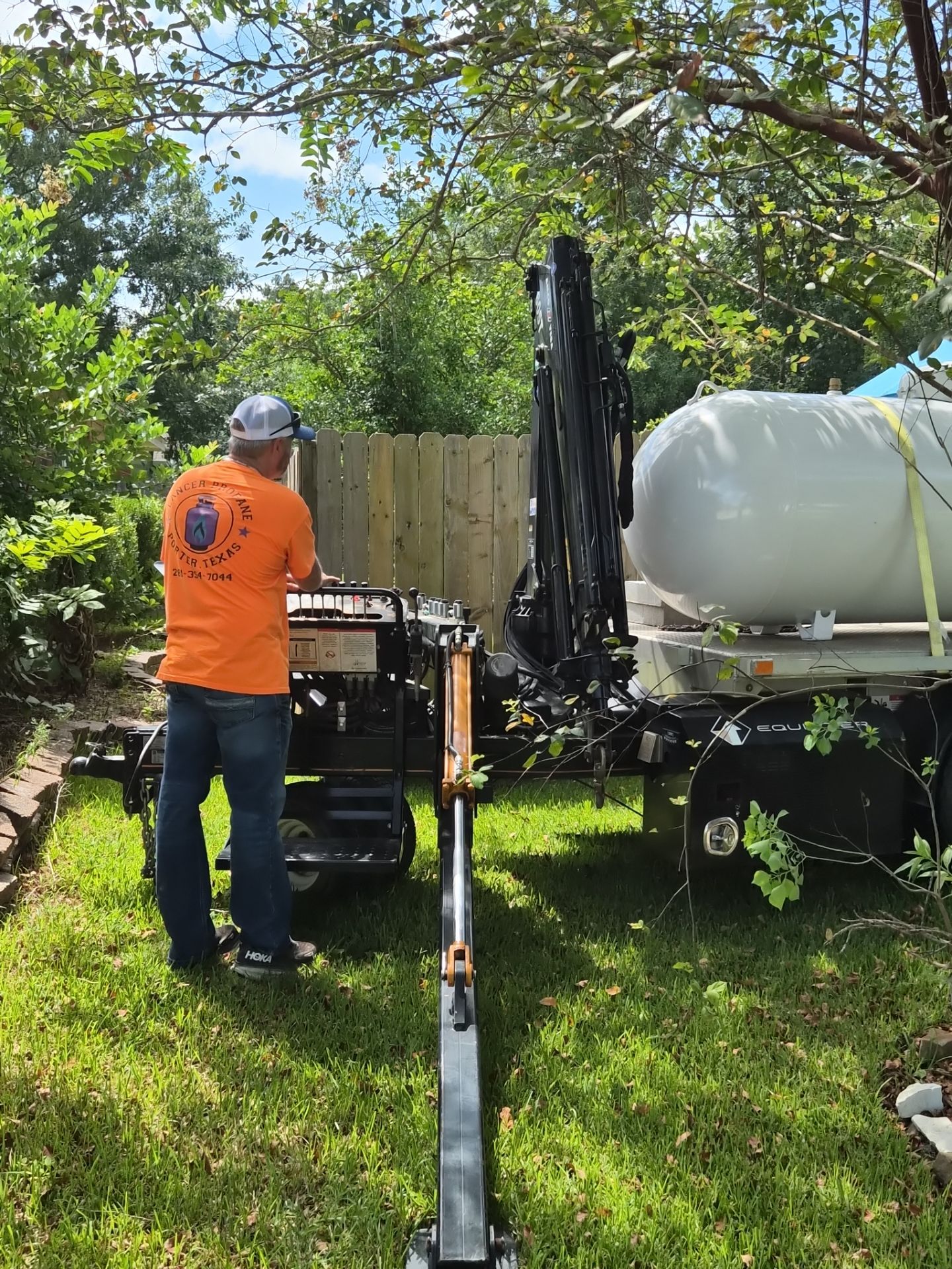 Kohler Home Standby Generator and Propane Tank Installation in Montgomery, Texas by GenTex Elite Services