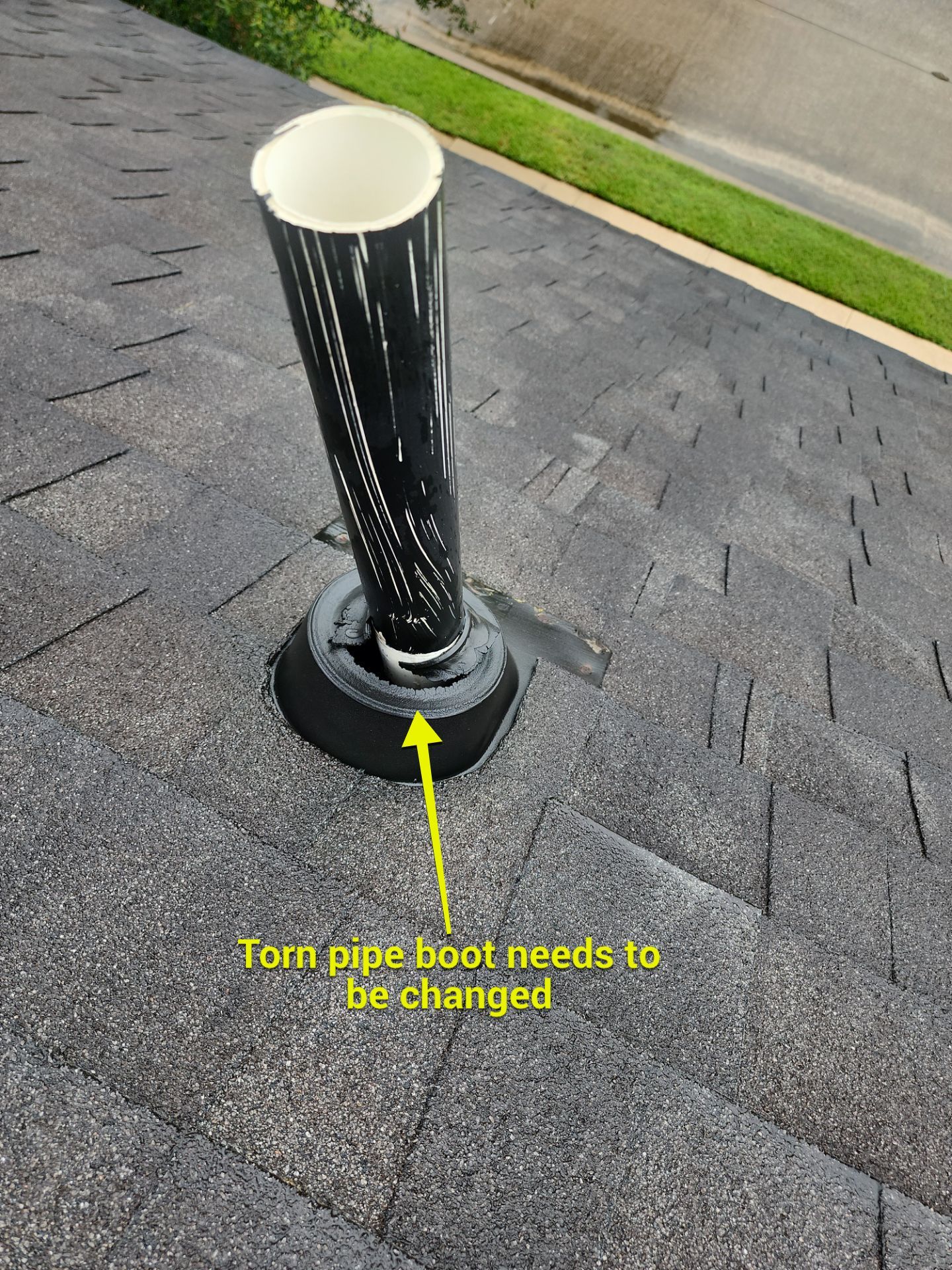 Hail Damage using Owen's Corning Duration (Lifetime) Shingles by Roof Repair Company